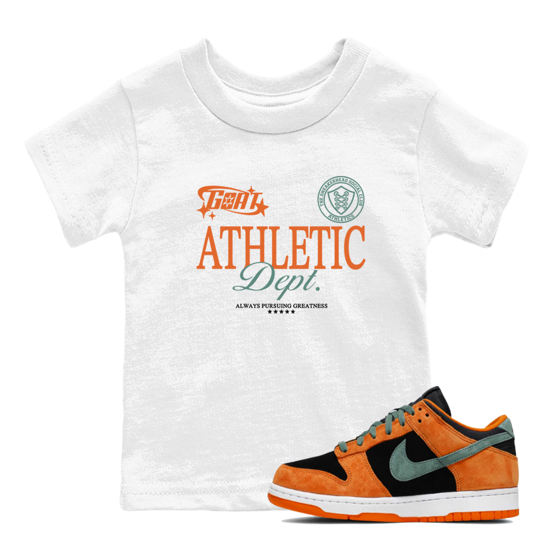 Goat Athletic Dept snkmatch Tees Kids - Dunk Ceramic