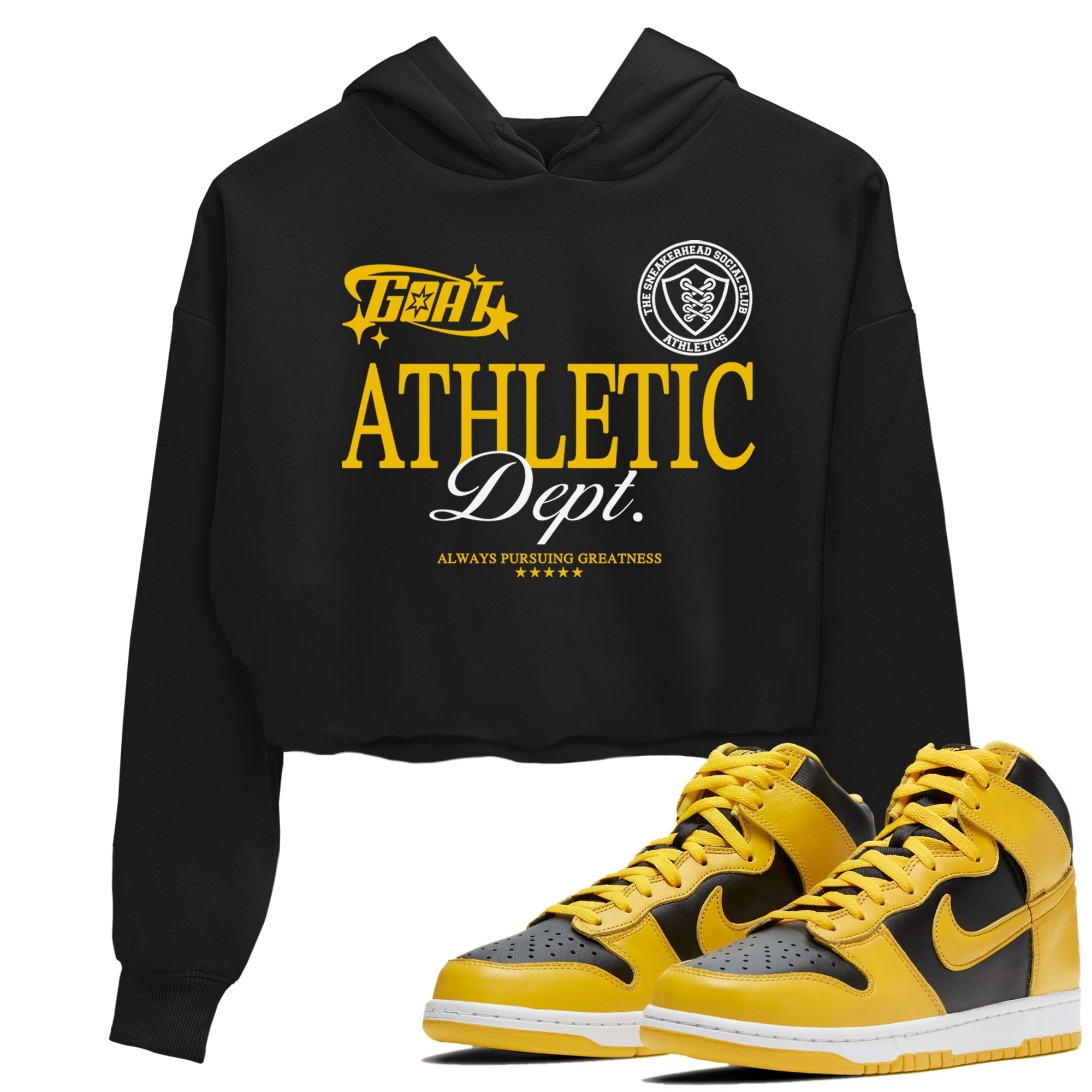 Goat Athletic Dept snkmatch Women's Top - Dunk High Pollen