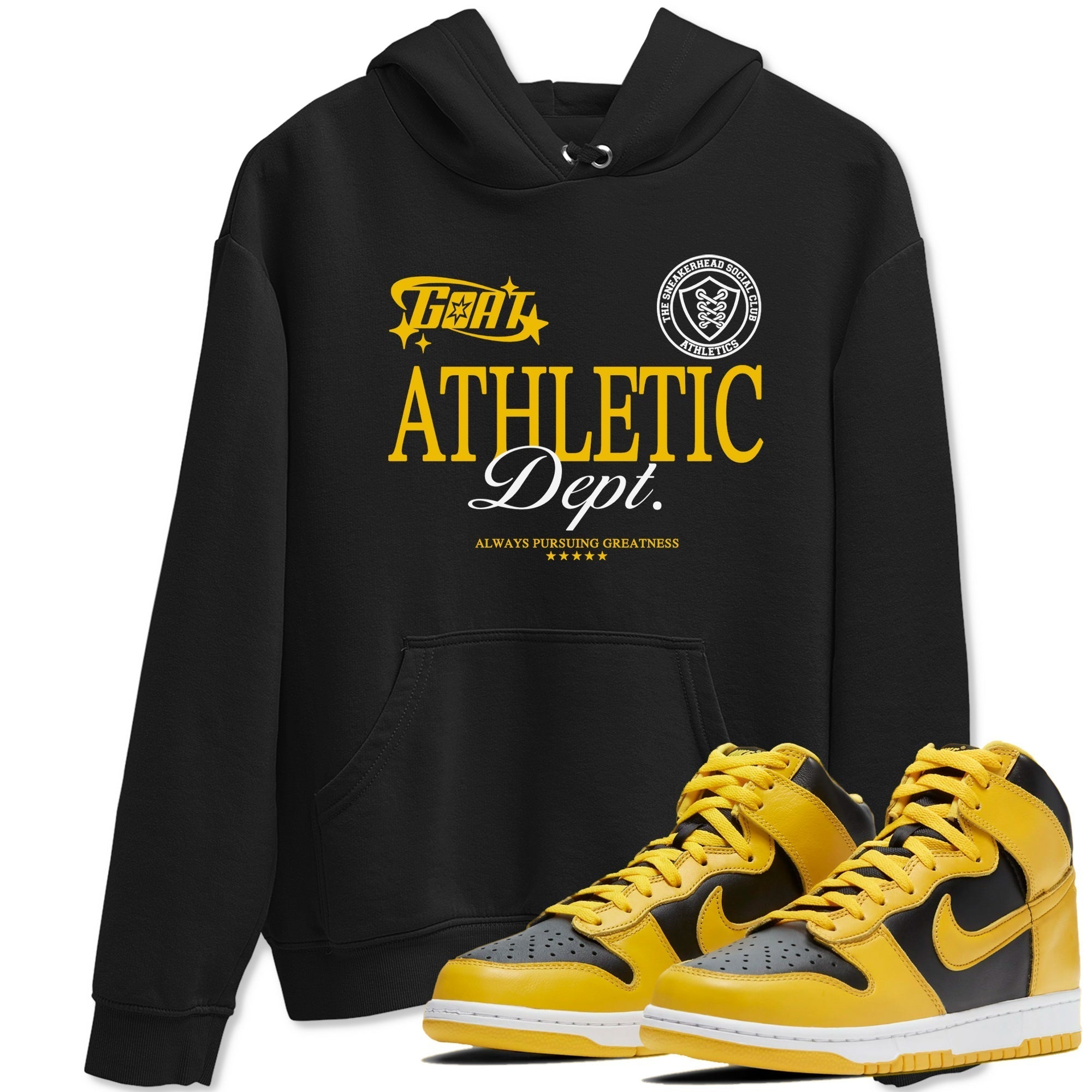 Goat Athletic Dept snkmatch Tees - Dunk High Pollen