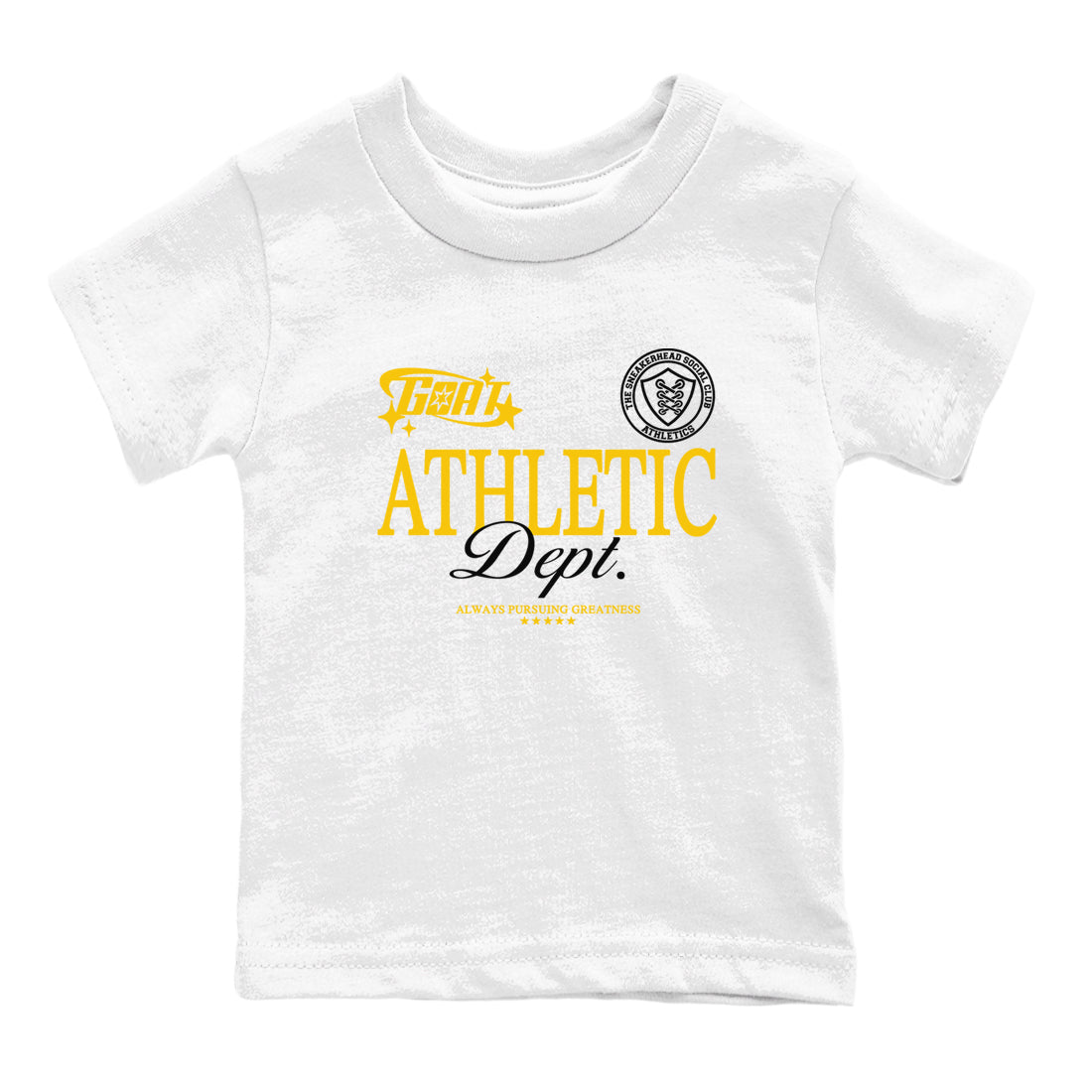 Goat Athletic Dept snkmatch Tees Kids - Dunk High Pollen