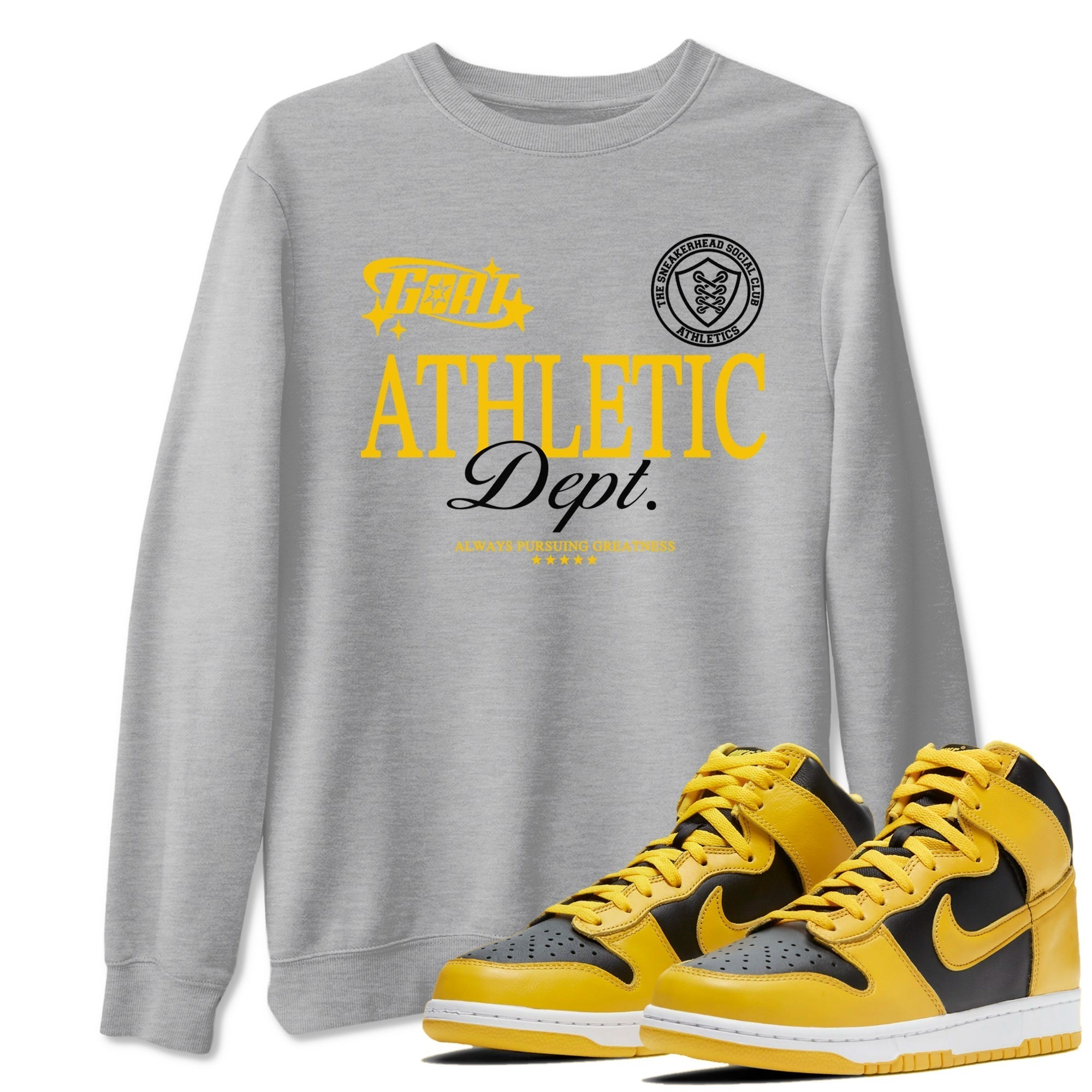 Goat Athletic Dept snkmatch Tees - Dunk High Pollen
