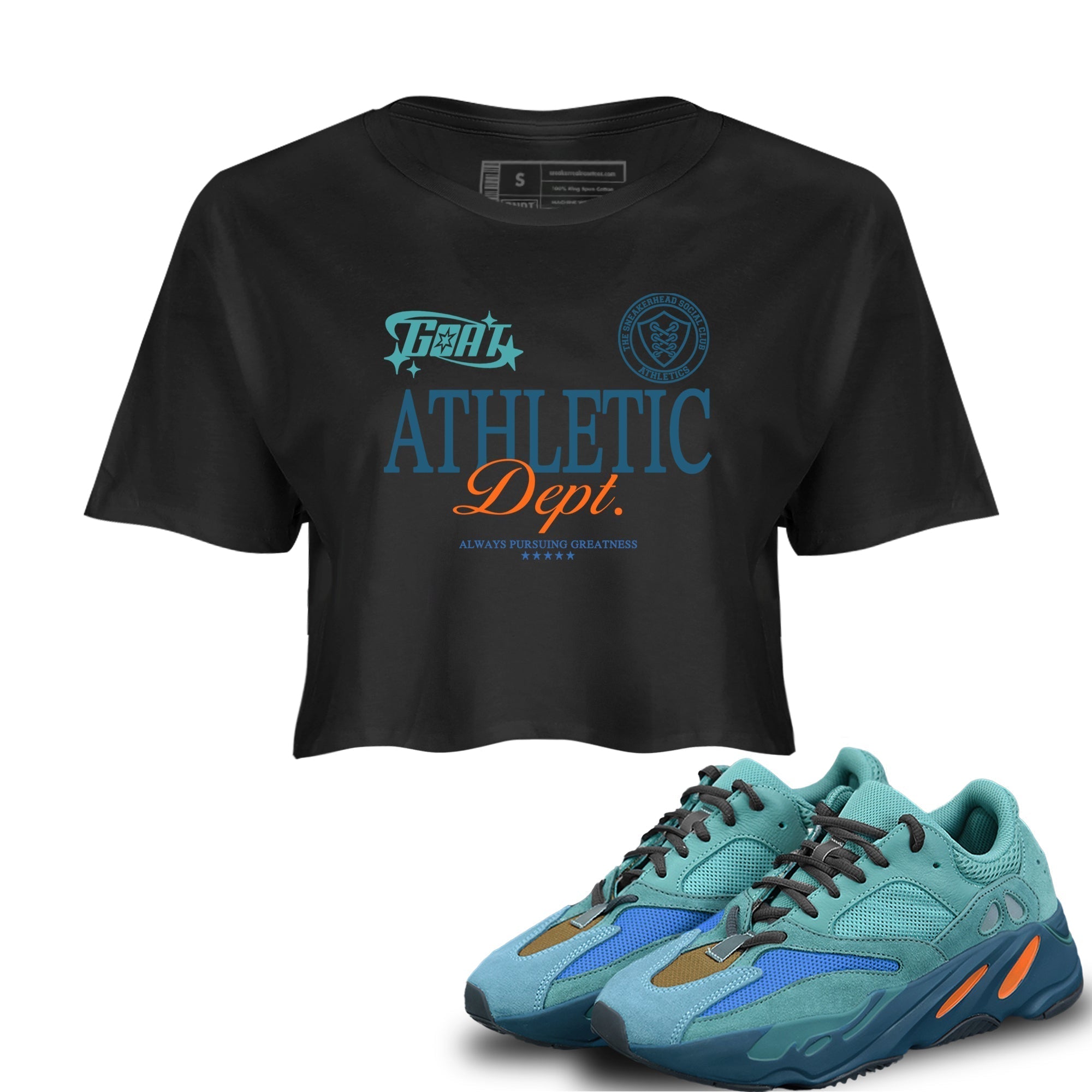 Goat Athletic Dept snkmatch Women's Top - Yeezy 700 Faded Azure