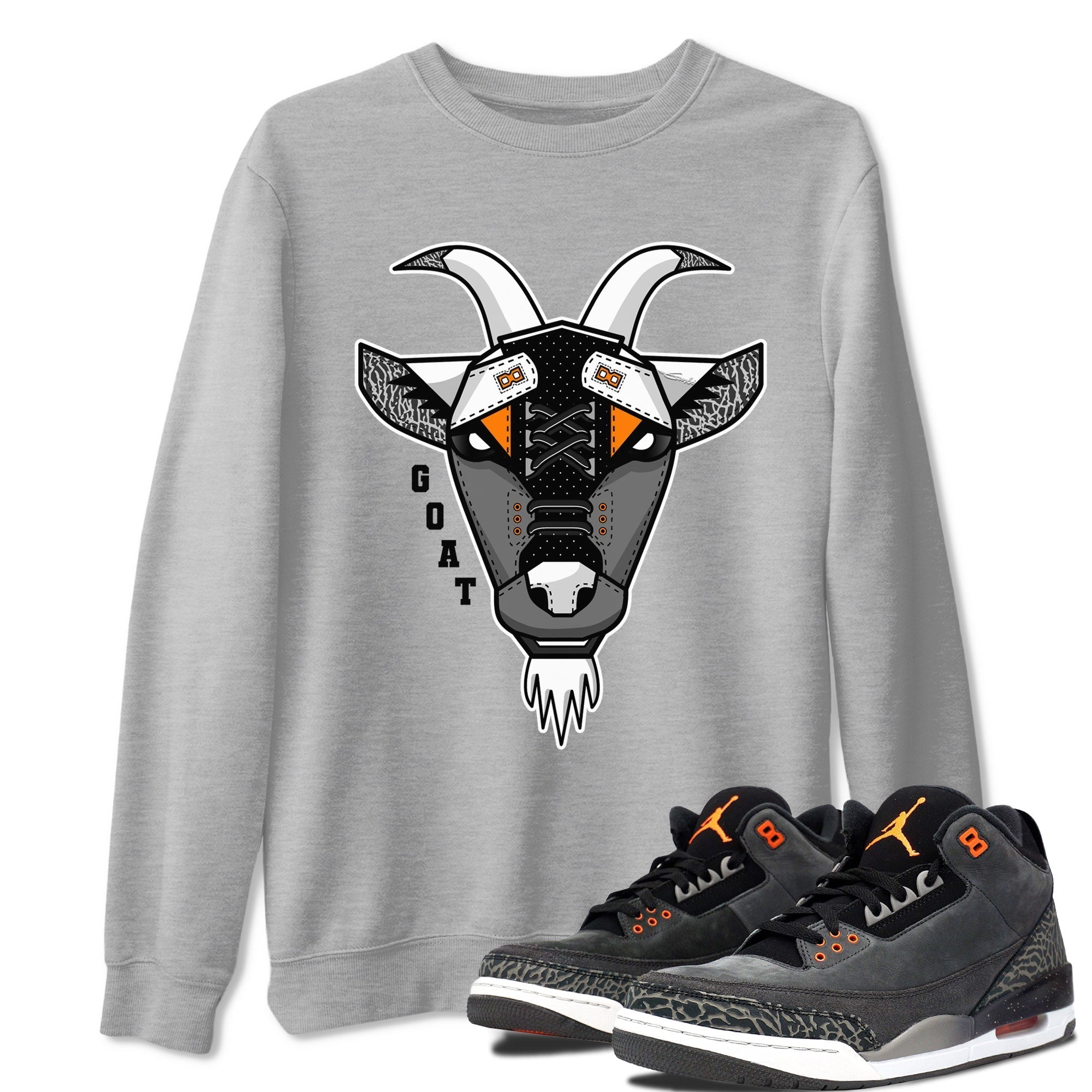 Goat Face snkmatch Tee - Air Jordan 3 Fear
