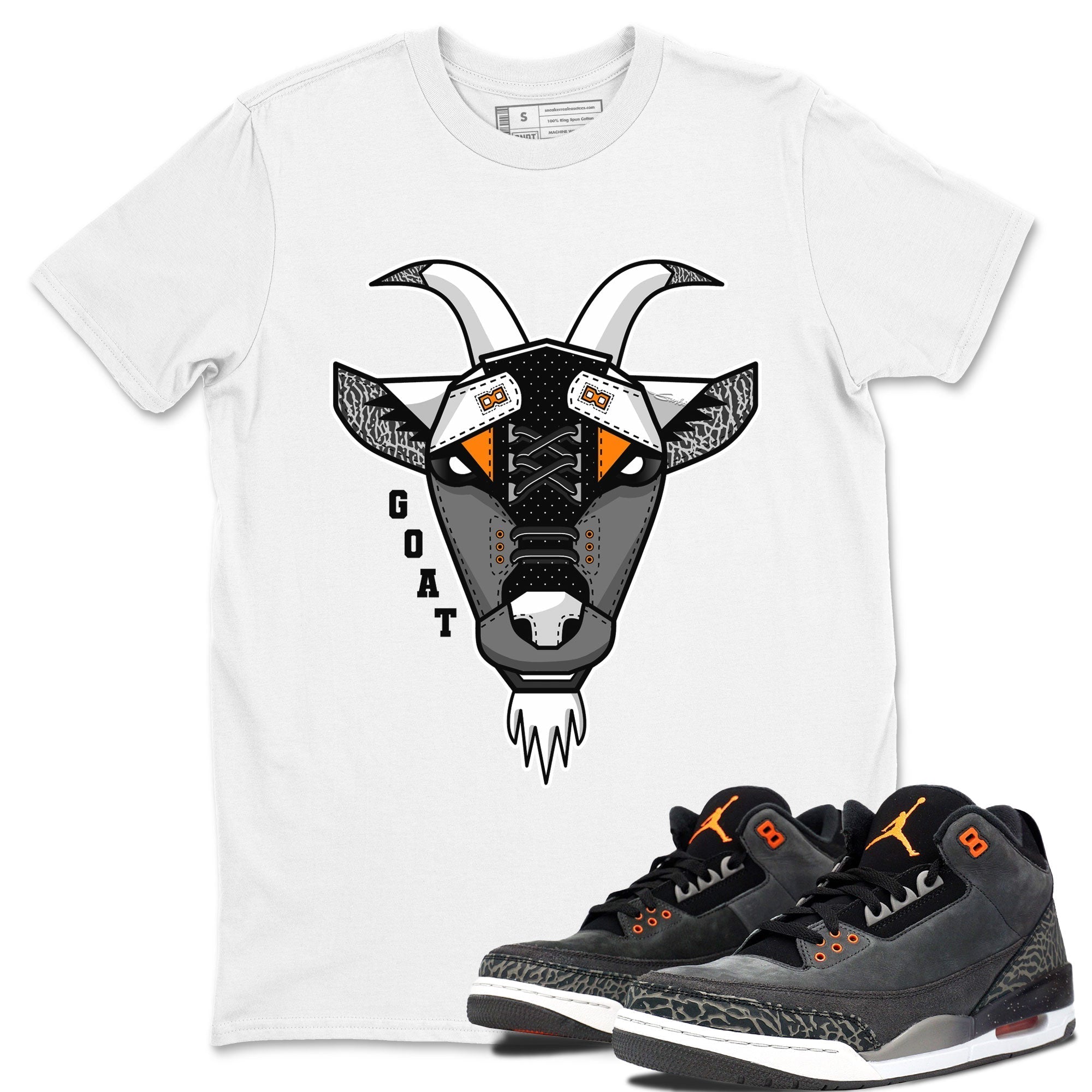 Goat Face snkmatch Tee - Air Jordan 3 Fear