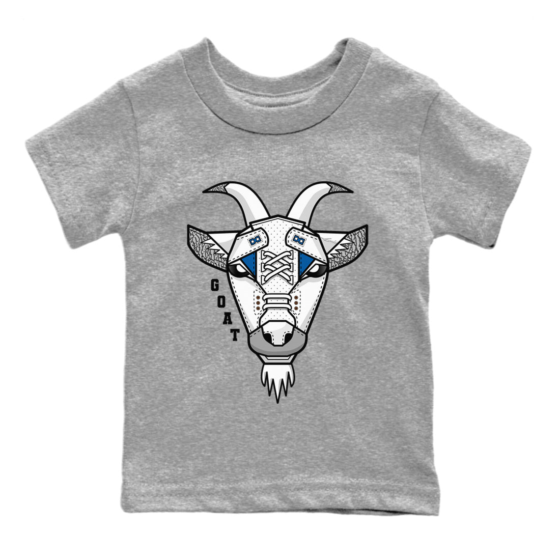 Goat Face Kids Tops - Air Jordan 3 Wizards