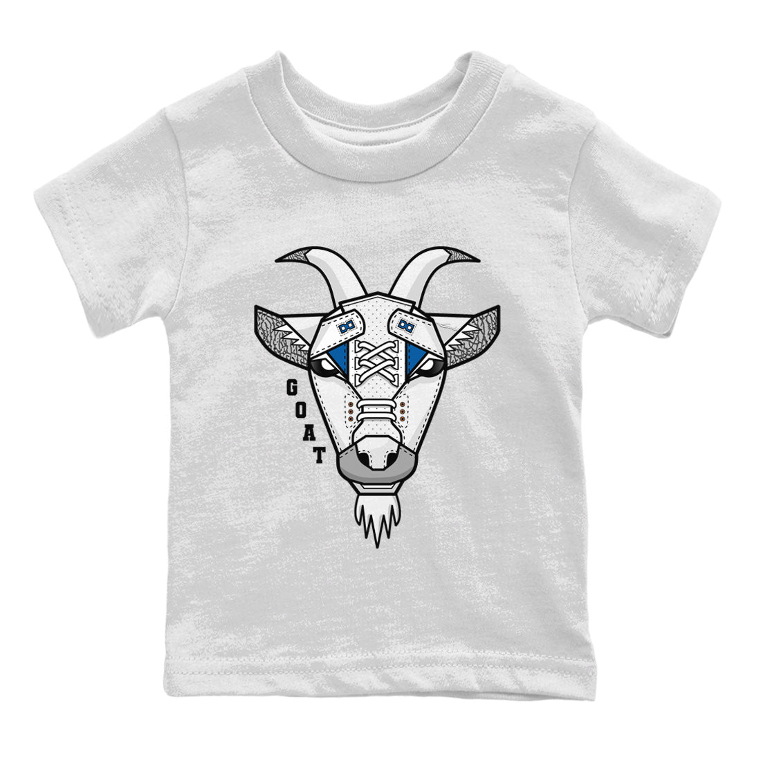 Goat Face Kids Tops - Air Jordan 3 Wizards