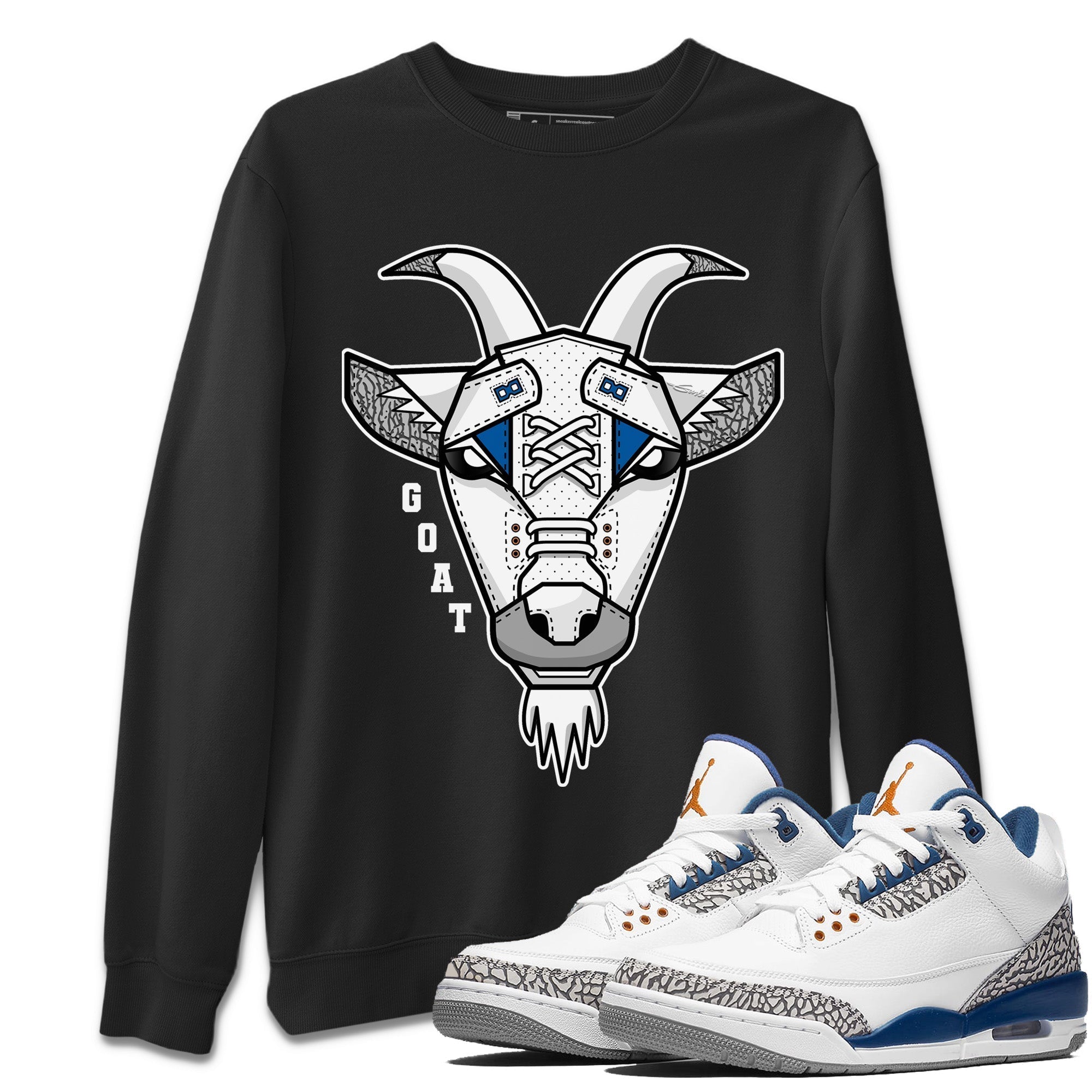 Goat Face Unisex Tops - Air Jordan 3 Wizards