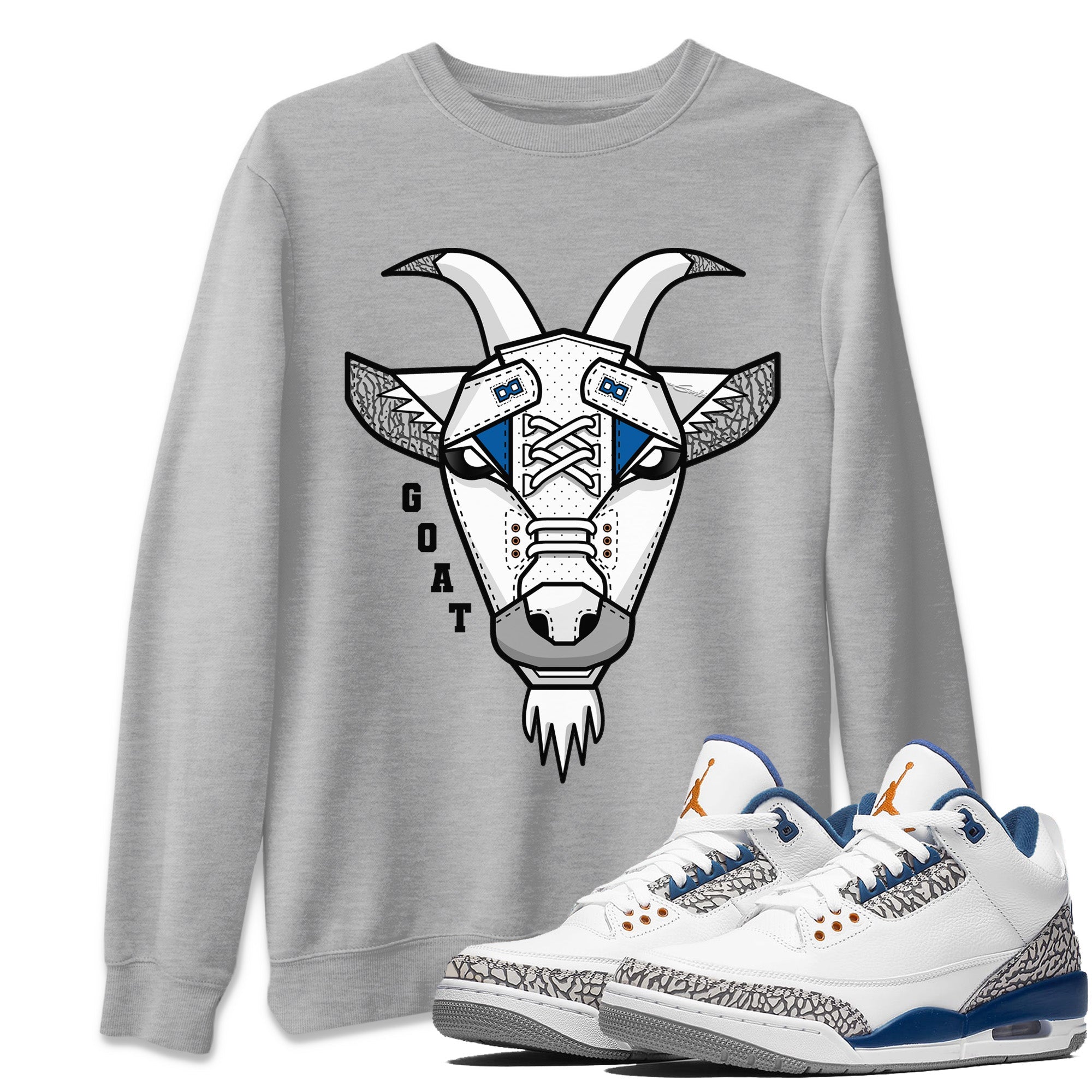 Goat Face Unisex Tops - Air Jordan 3 Wizards