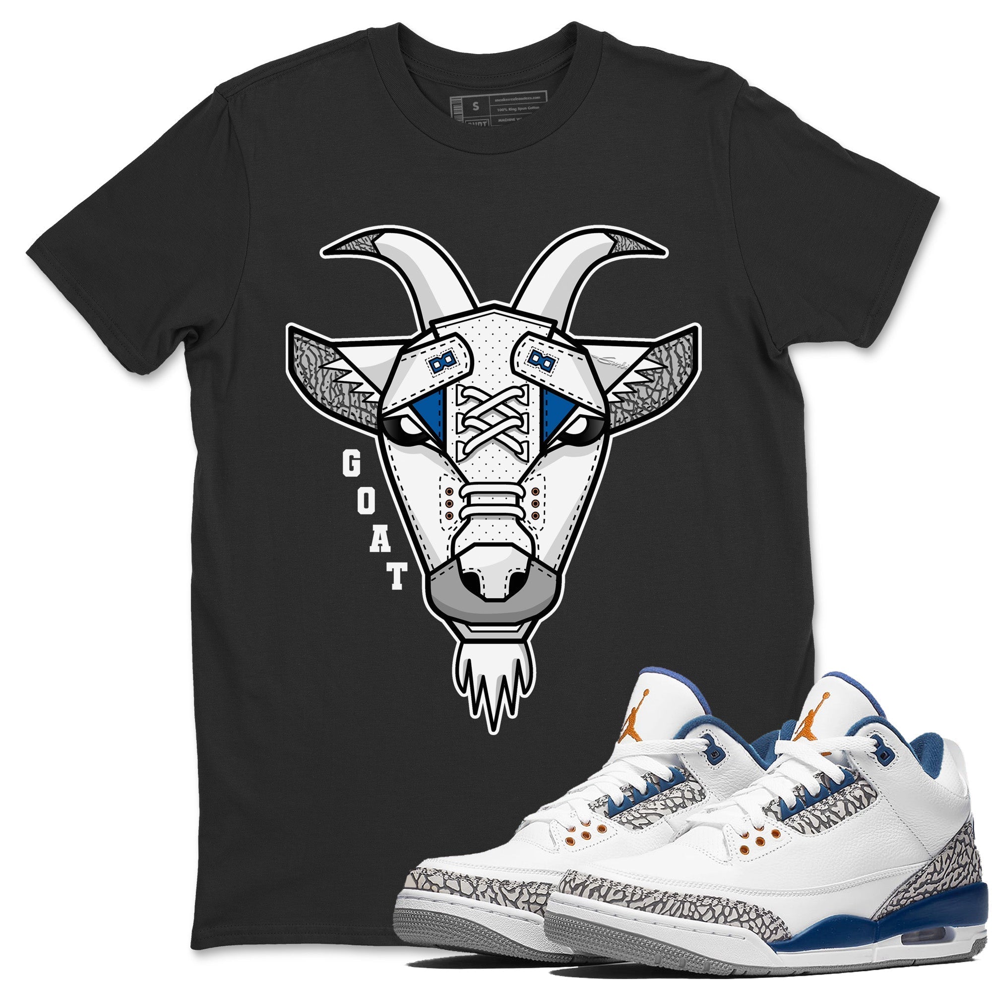 Goat Face Unisex Tops - Air Jordan 3 Wizards