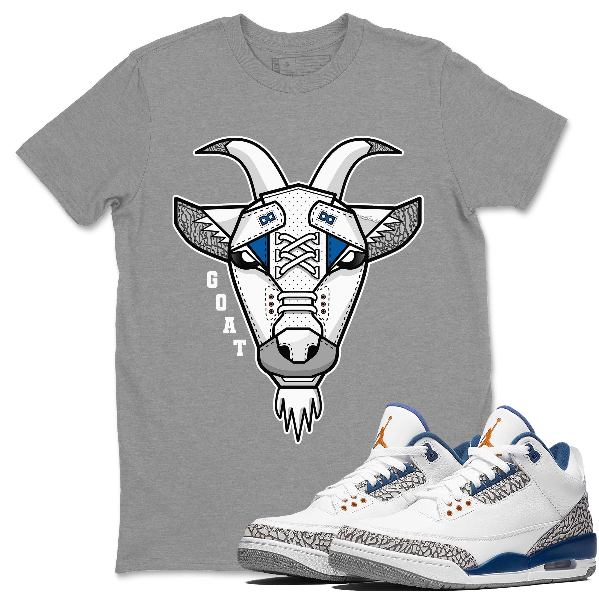Goat Face Unisex Tops - Air Jordan 3 Wizards