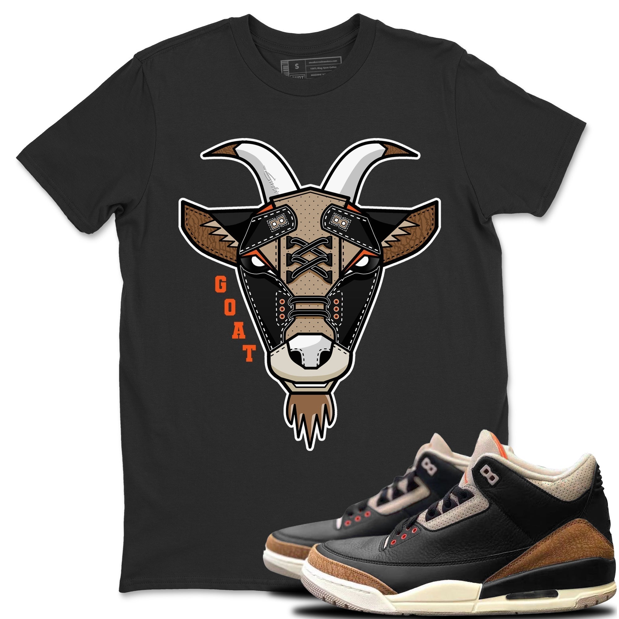 Goat Face Unisex Tops - Air Jordan 3 Desert Elephant