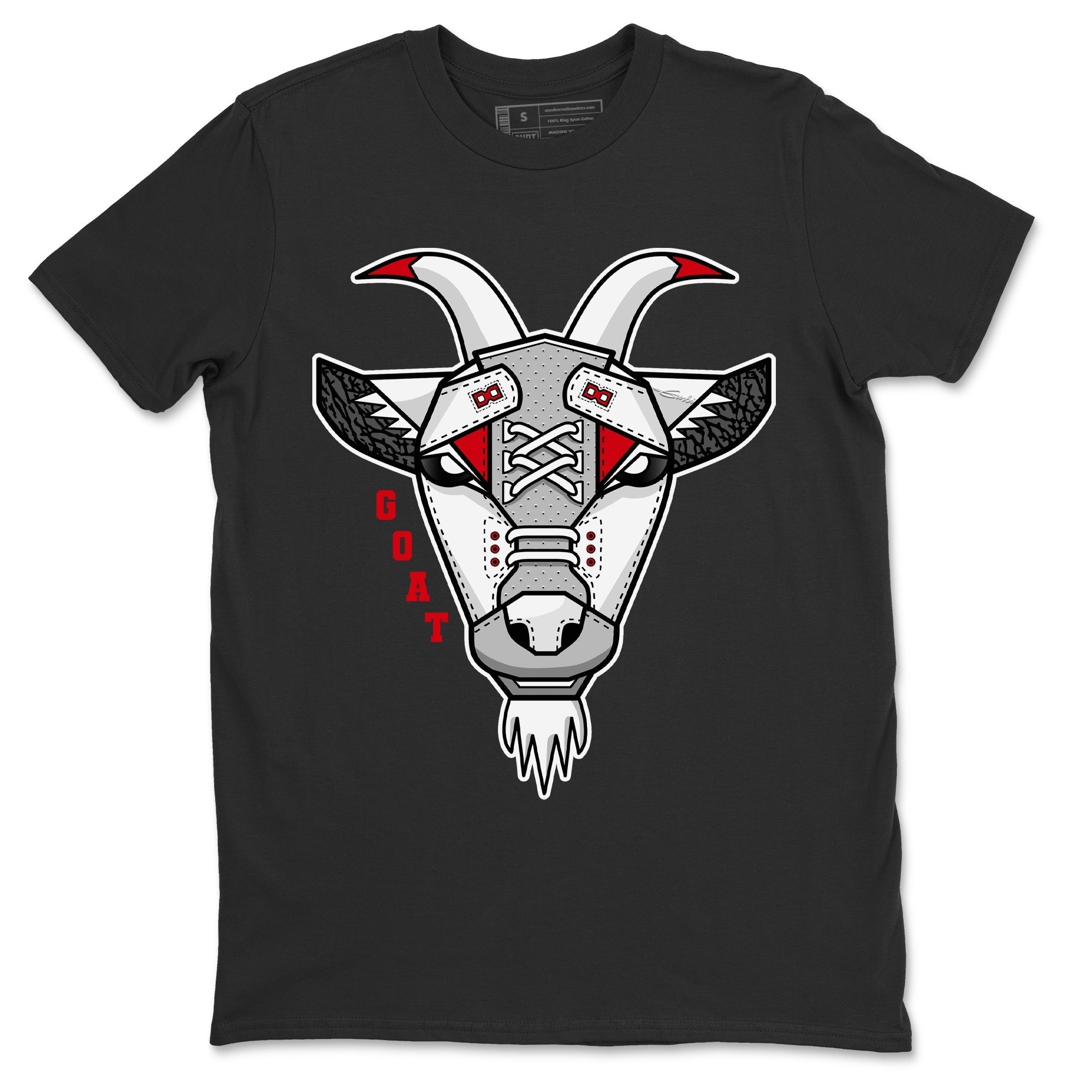 Goat Face Unisex Tops - Air Jordan 3 Fire Red