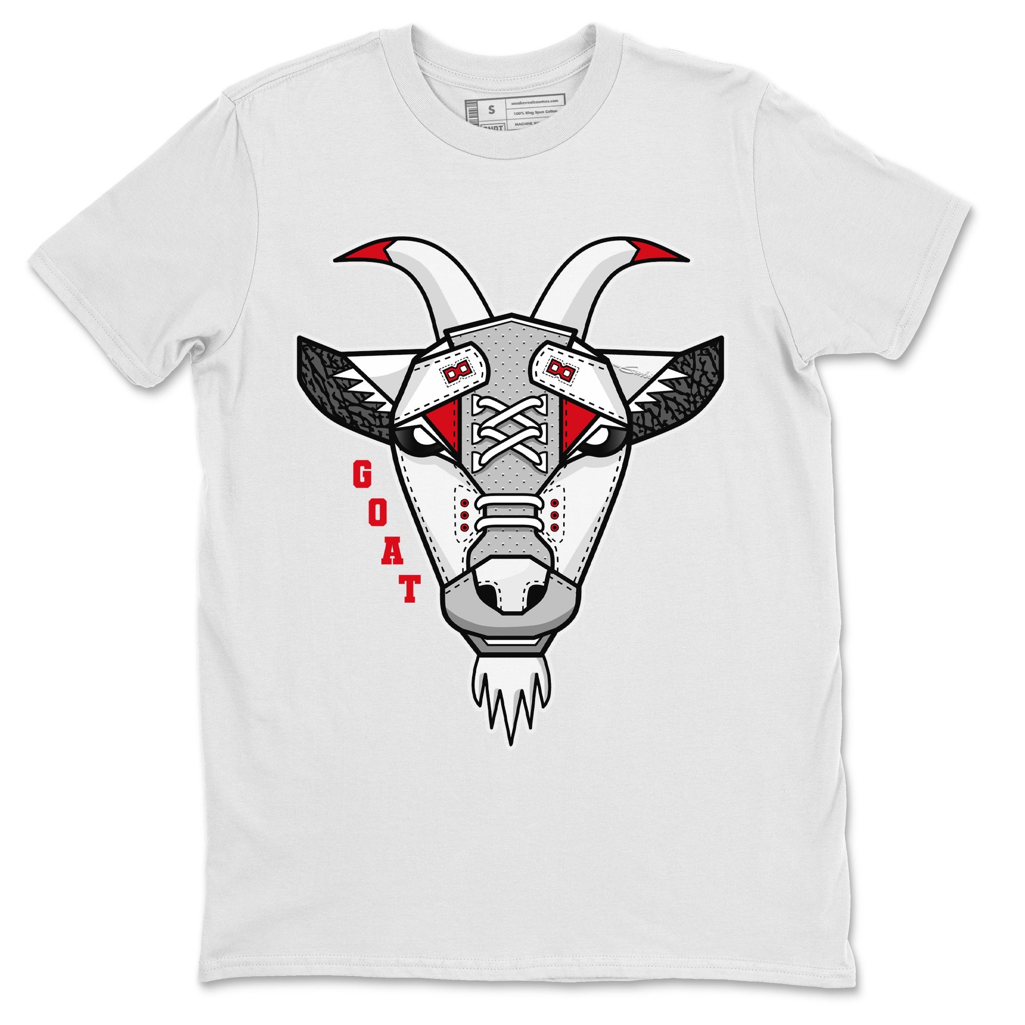 Goat Face Unisex Tops - Air Jordan 3 Fire Red