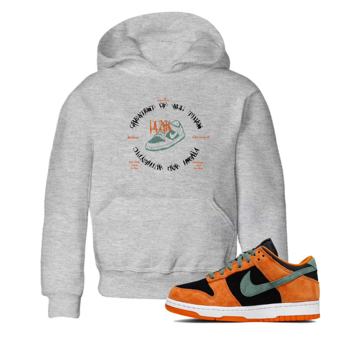 Goat Kick snkmatch Tees Kids - Dunk Ceramic