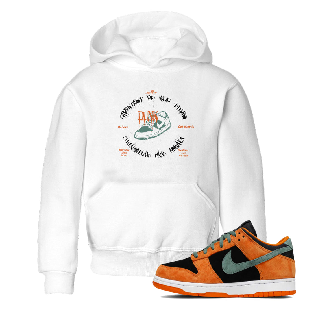 Goat Kick snkmatch Tees Kids - Dunk Ceramic