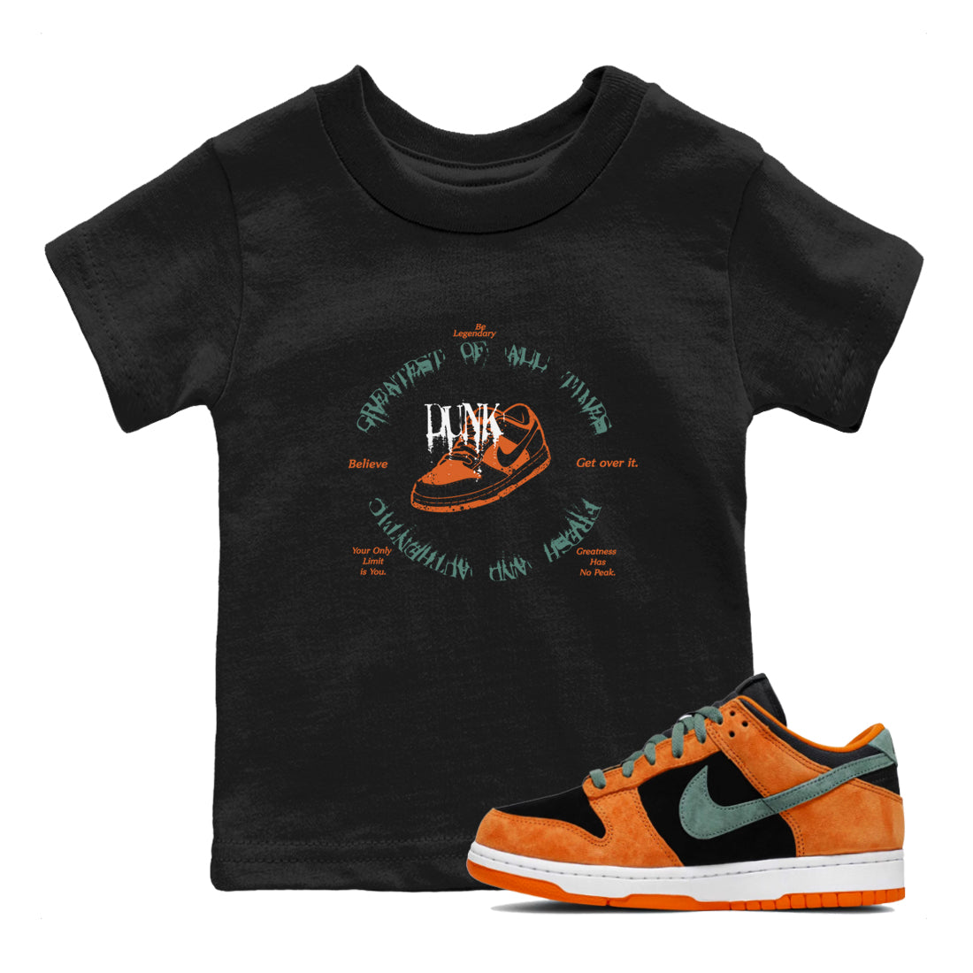 Goat Kick snkmatch Tees Kids - Dunk Ceramic