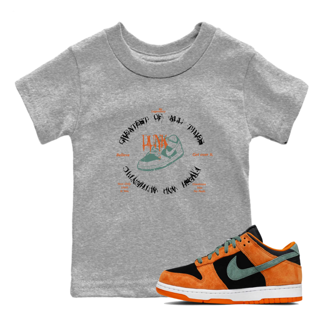 Goat Kick snkmatch Tees Kids - Dunk Ceramic