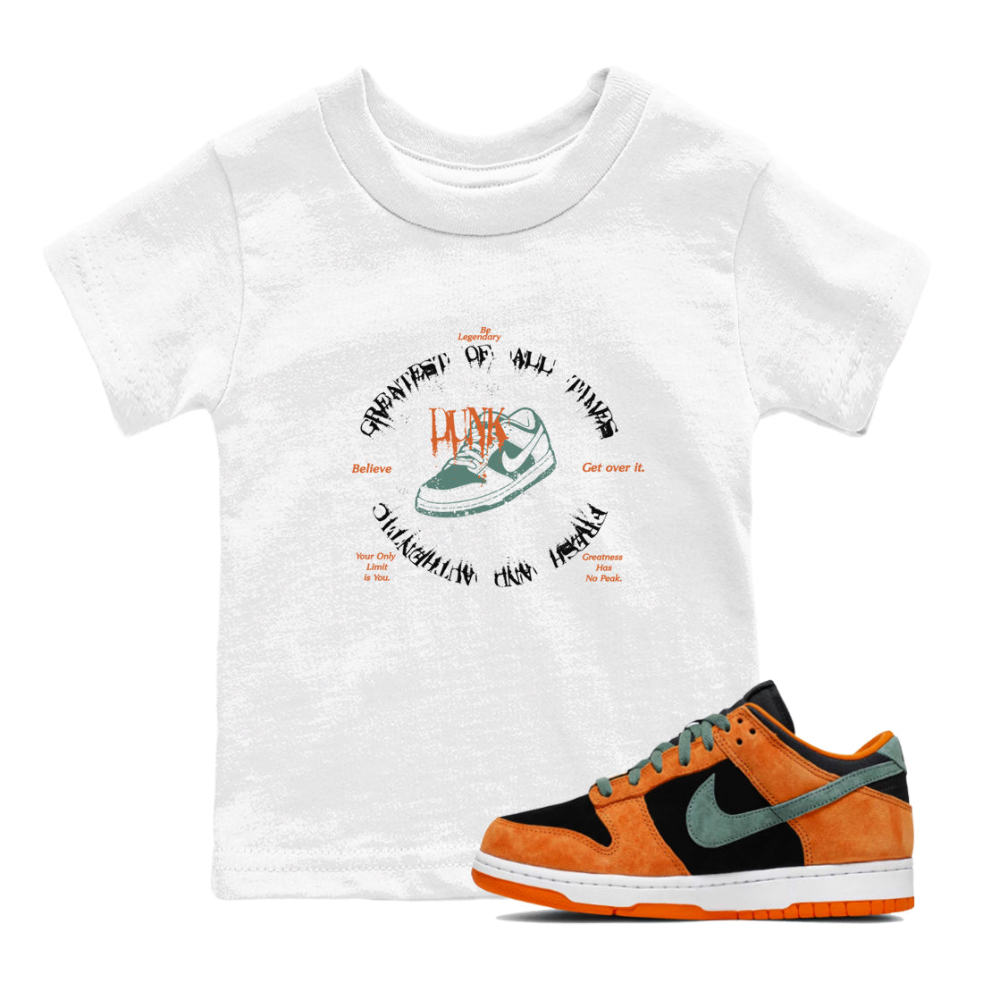 Goat Kick snkmatch Tees Kids - Dunk Ceramic