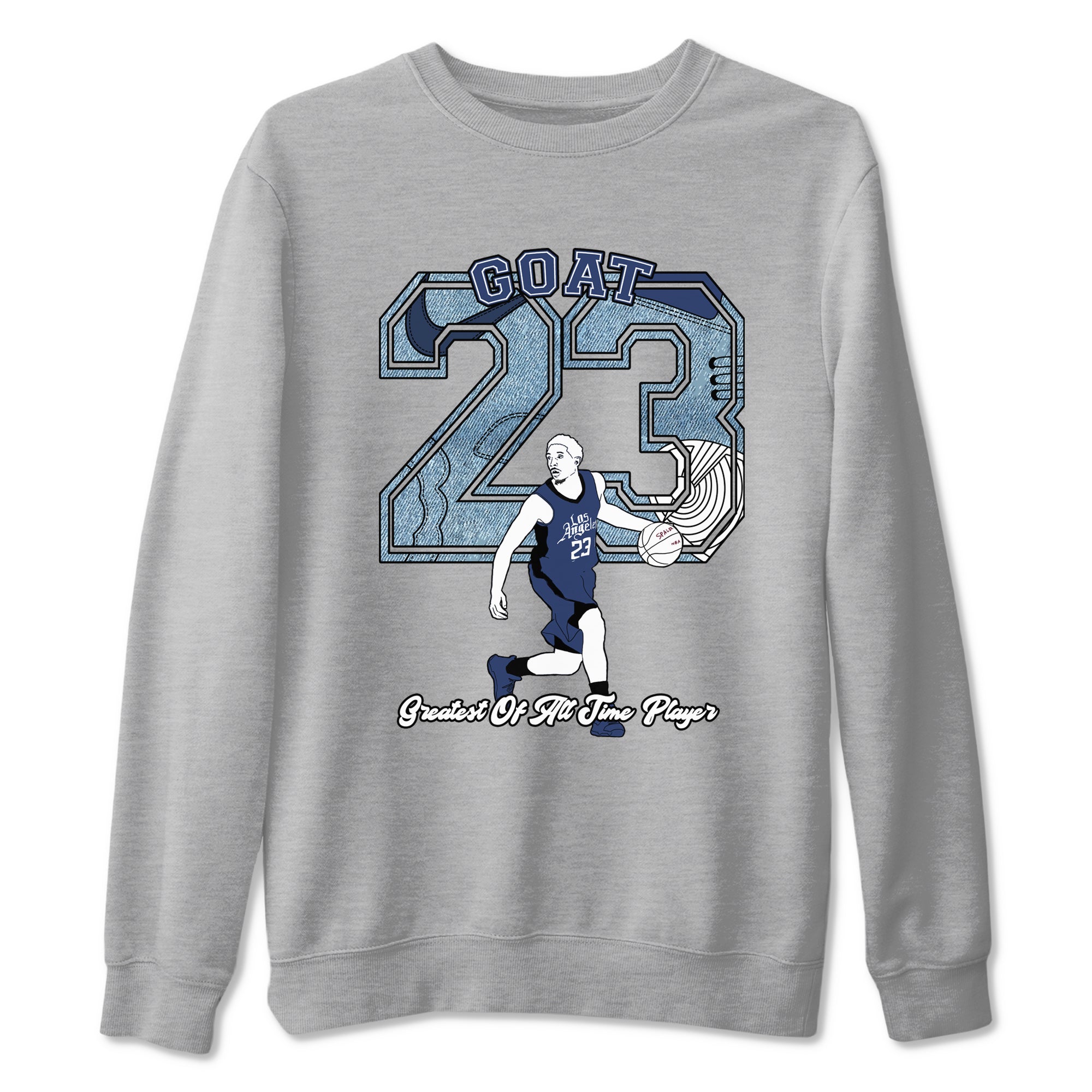 Goat Player snkmatch Tees - Air Jordan 1 Denim 2024