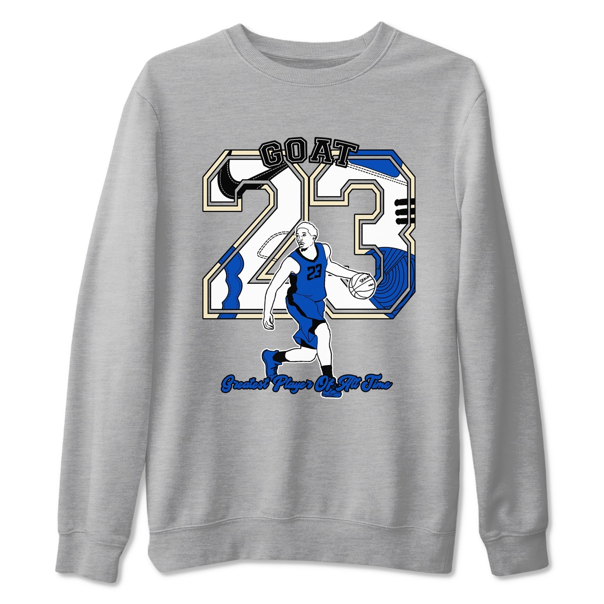 Goat Player snkmatch Tees - Air Jordan 1 Game Royal