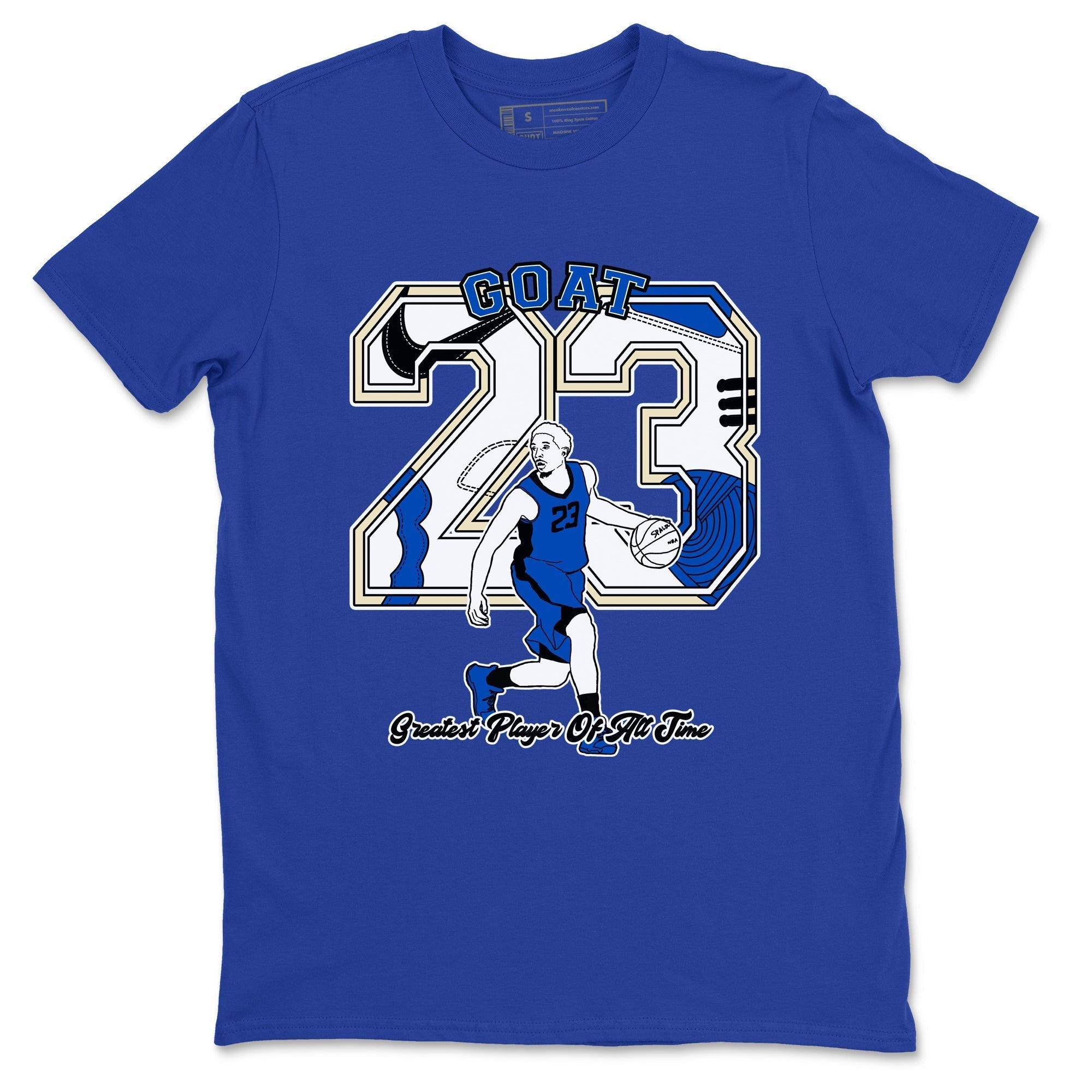 Goat Player snkmatch Tees - Air Jordan 1 Game Royal