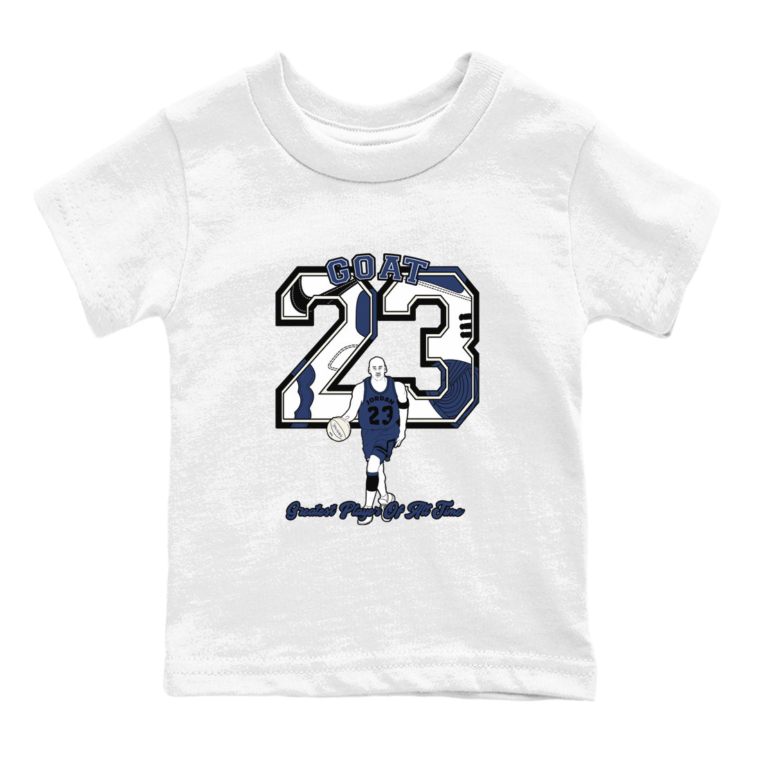 Goat Player snkmatch Tees Kids - Air Jordan 1 Midnight Navy