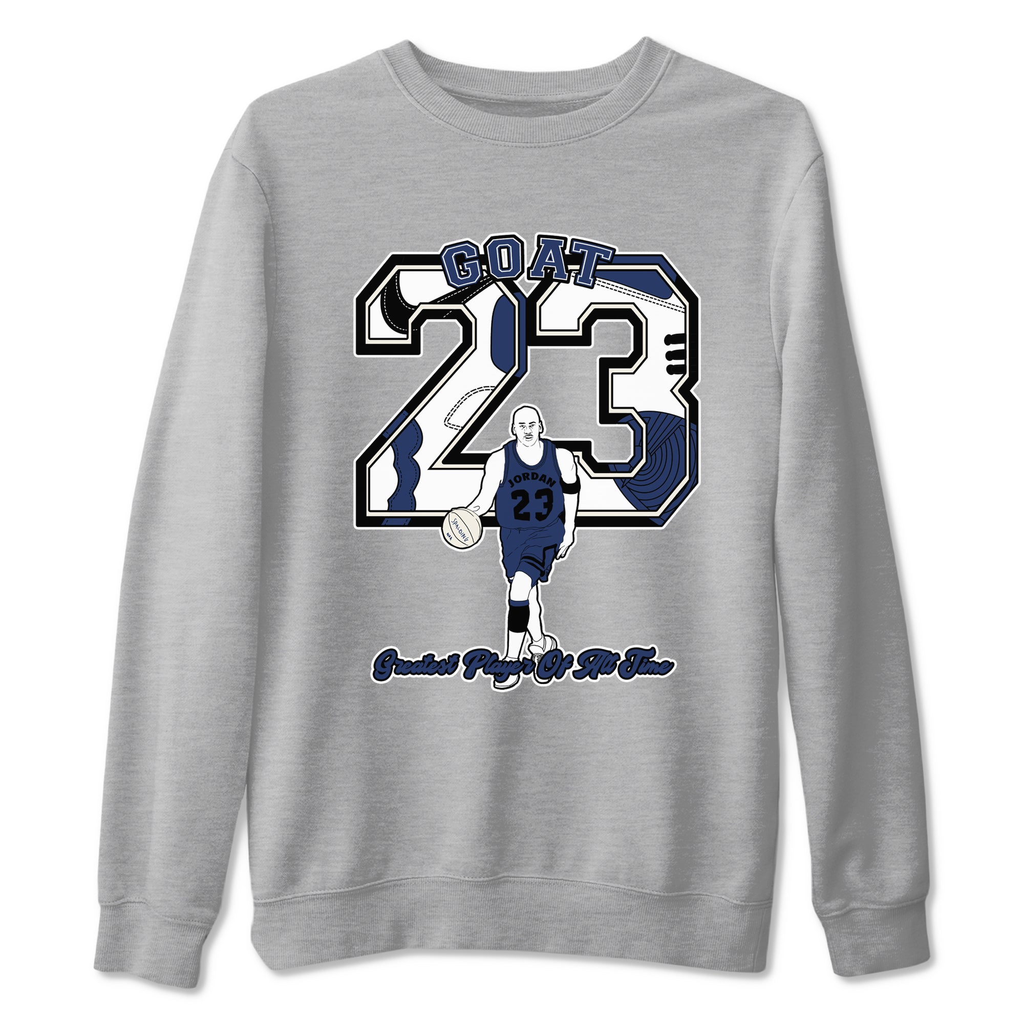 Goat Player snkmatch Tees - Air Jordan 1 Midnight Navy