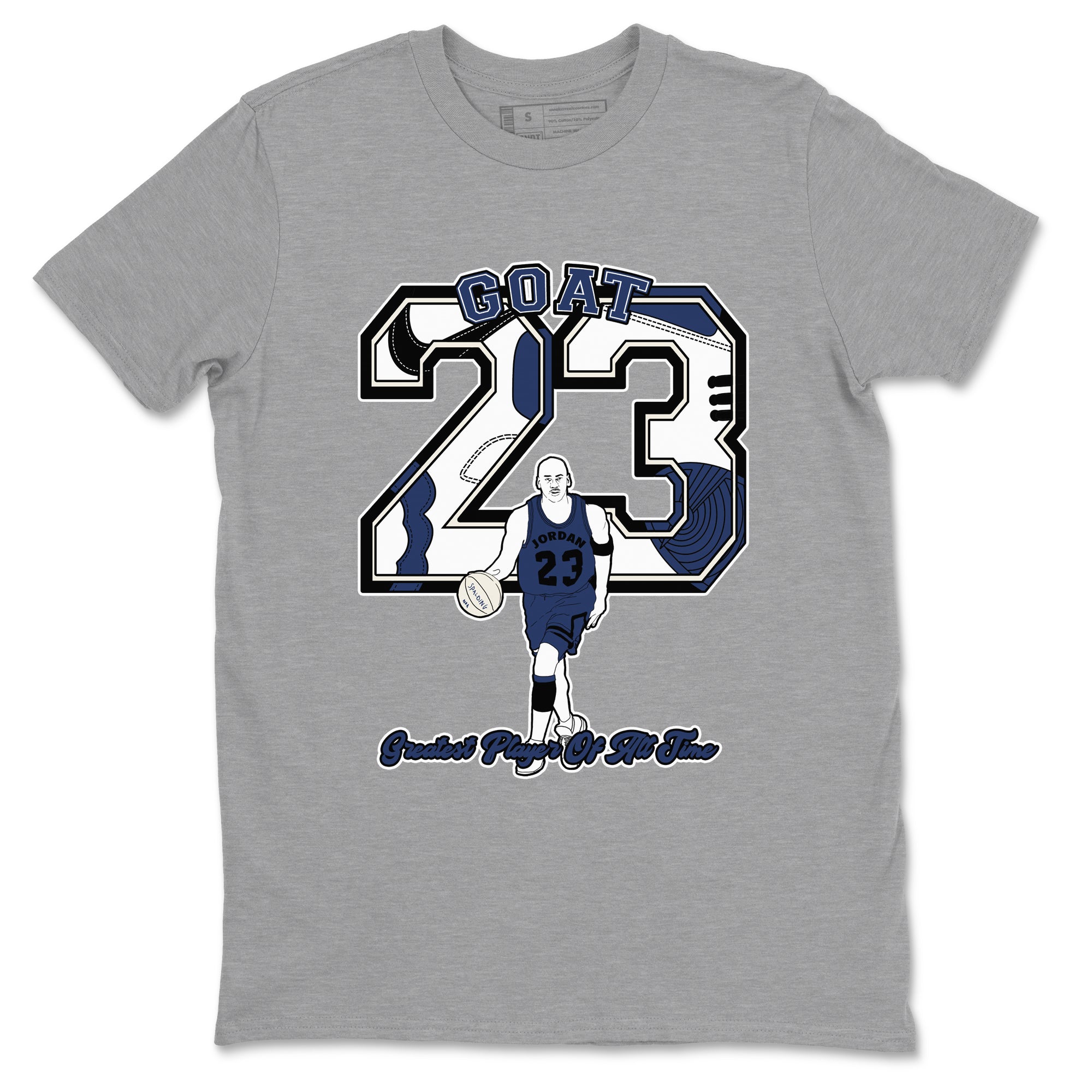 Goat Player snkmatch Tees - Air Jordan 1 Midnight Navy