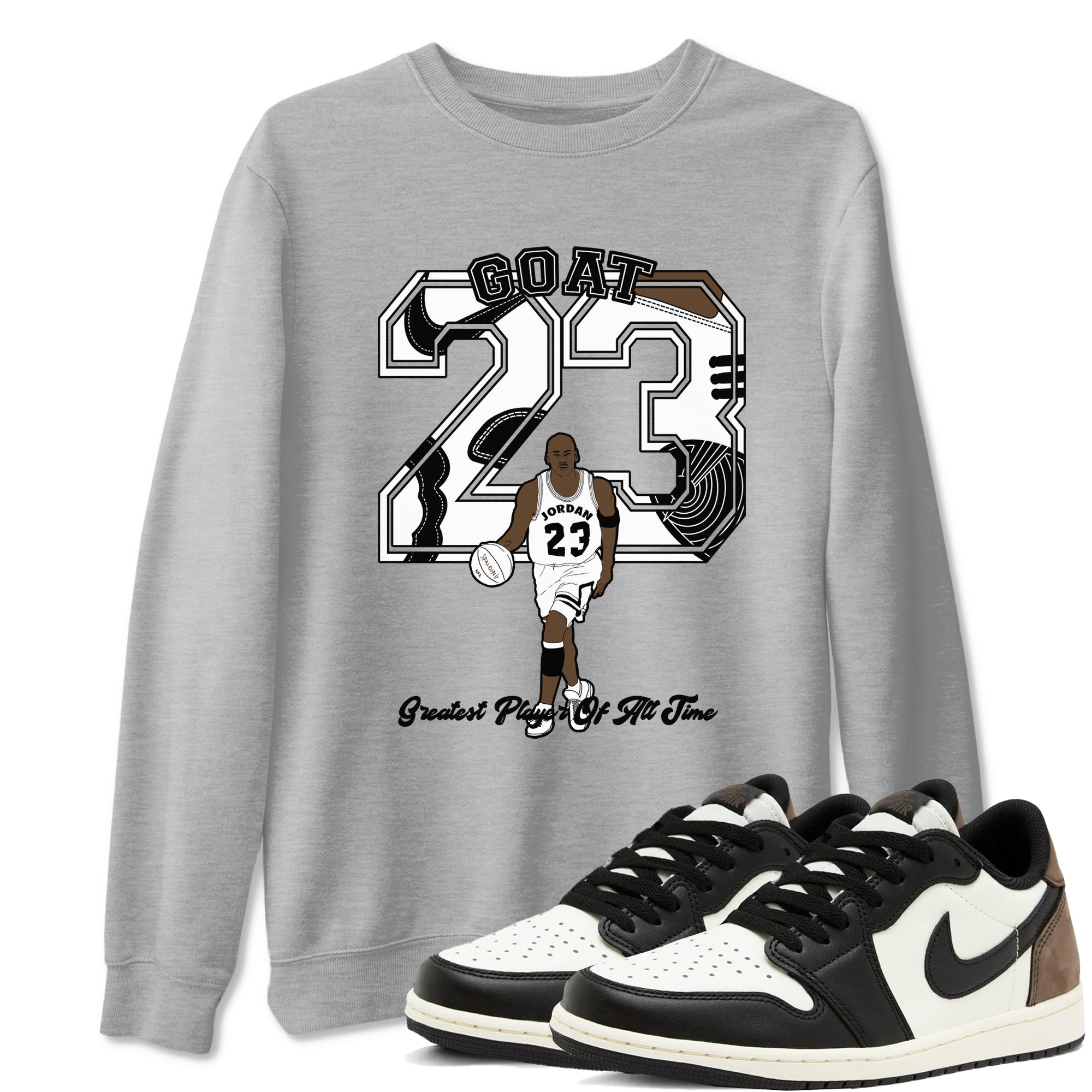 Goat Player snkmatch Tees - Air Jordan 1 Mocha