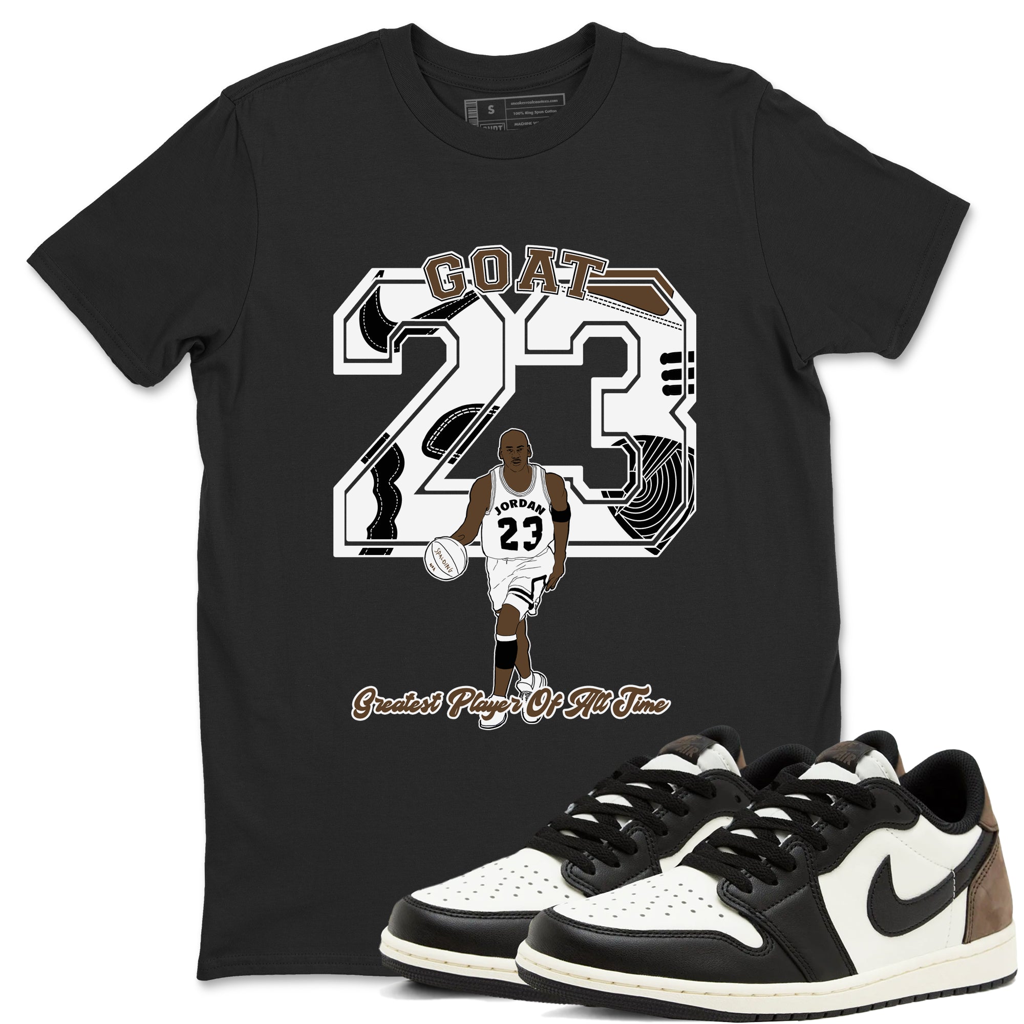 Goat Player snkmatch Tees - Air Jordan 1 Mocha