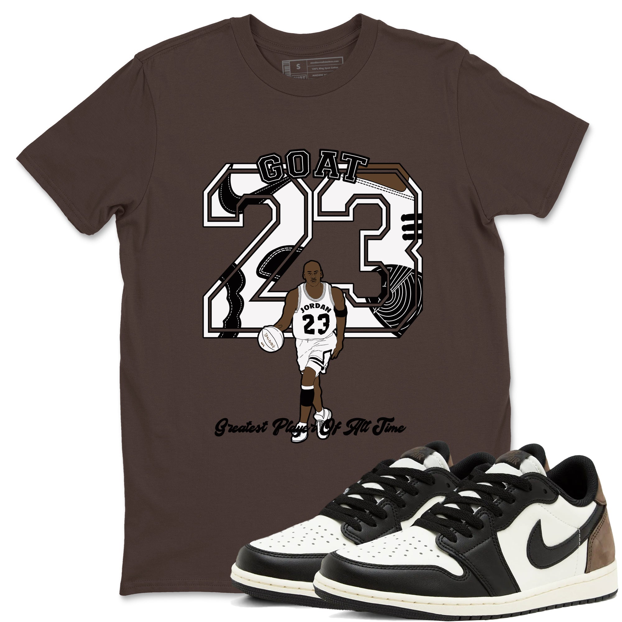 Goat Player snkmatch Tees - Air Jordan 1 Mocha