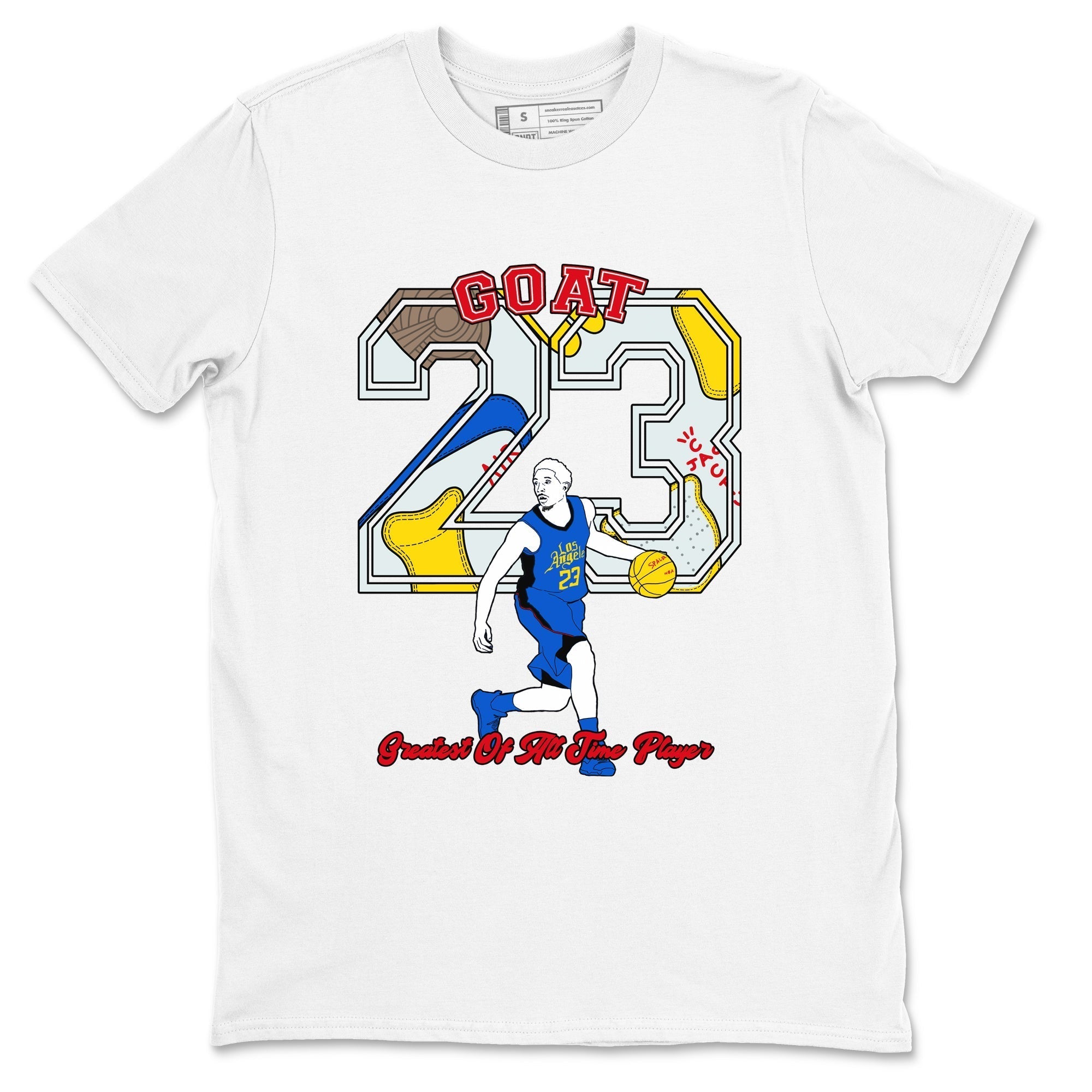 Goat Player snkmatch Tees - Air Jordan 1 Travis Scott Canary
