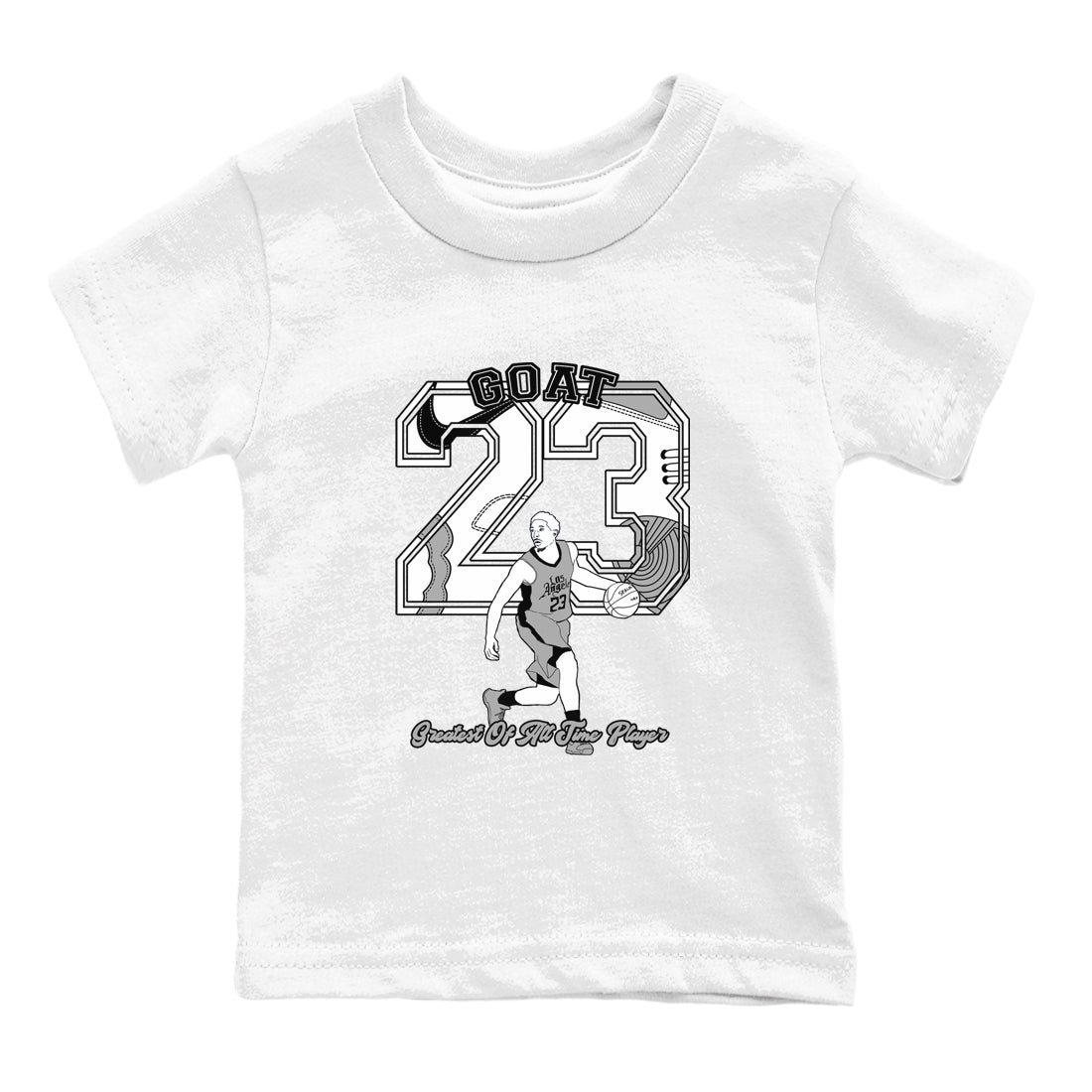 Goat Player snkmatch Tees Kids - Air Jordan 1 Wolf Grey