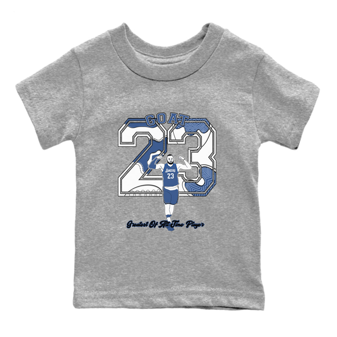 Goat Player snkmatch Tees Kids - Air Jordan 11 Diffused Blue