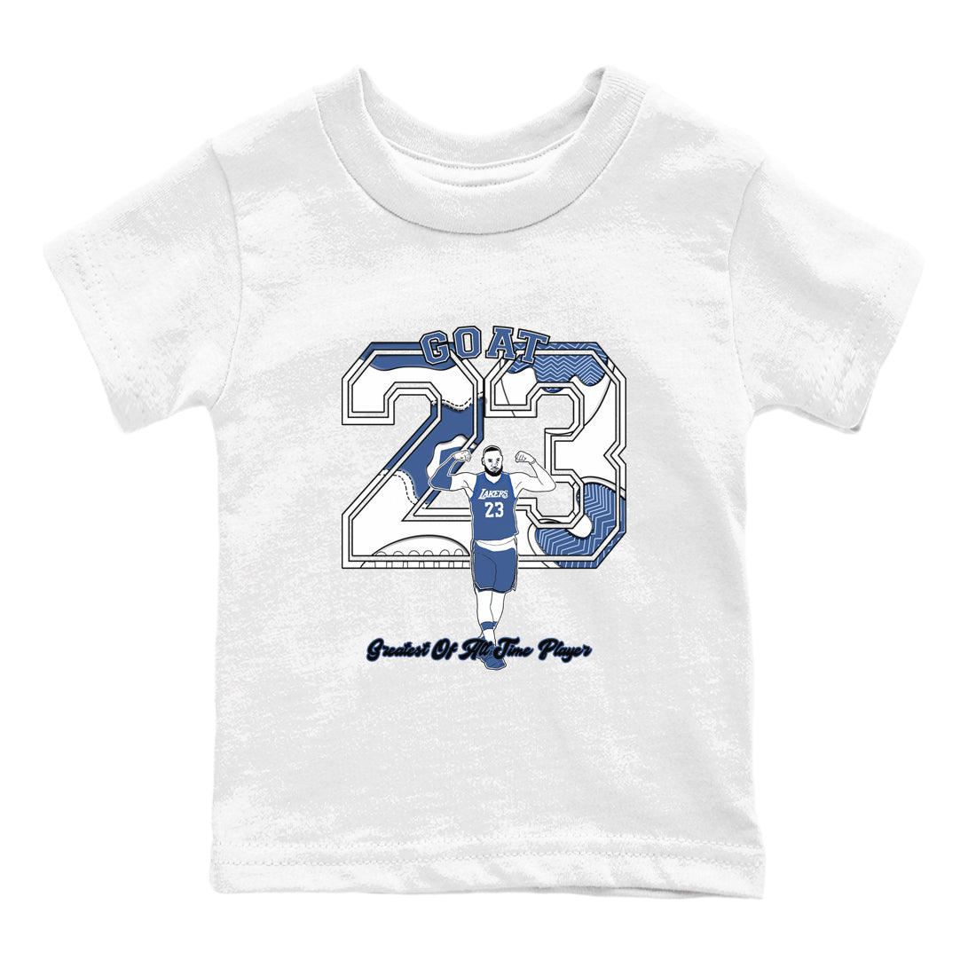Goat Player snkmatch Tees Kids - Air Jordan 11 Diffused Blue