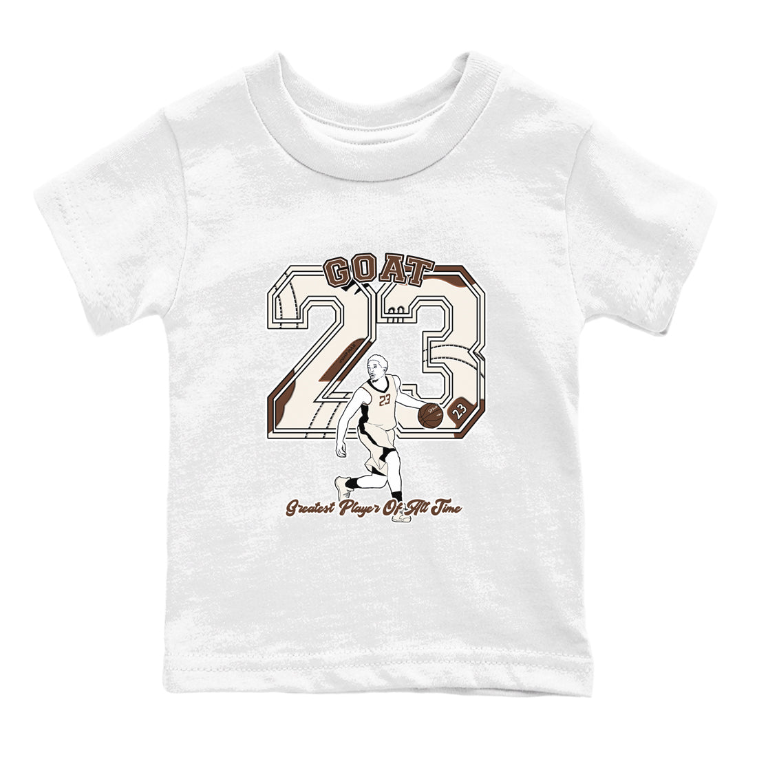 Goat Player snkmatch Tees Kids - Air Jordan 12 Baroque Brown