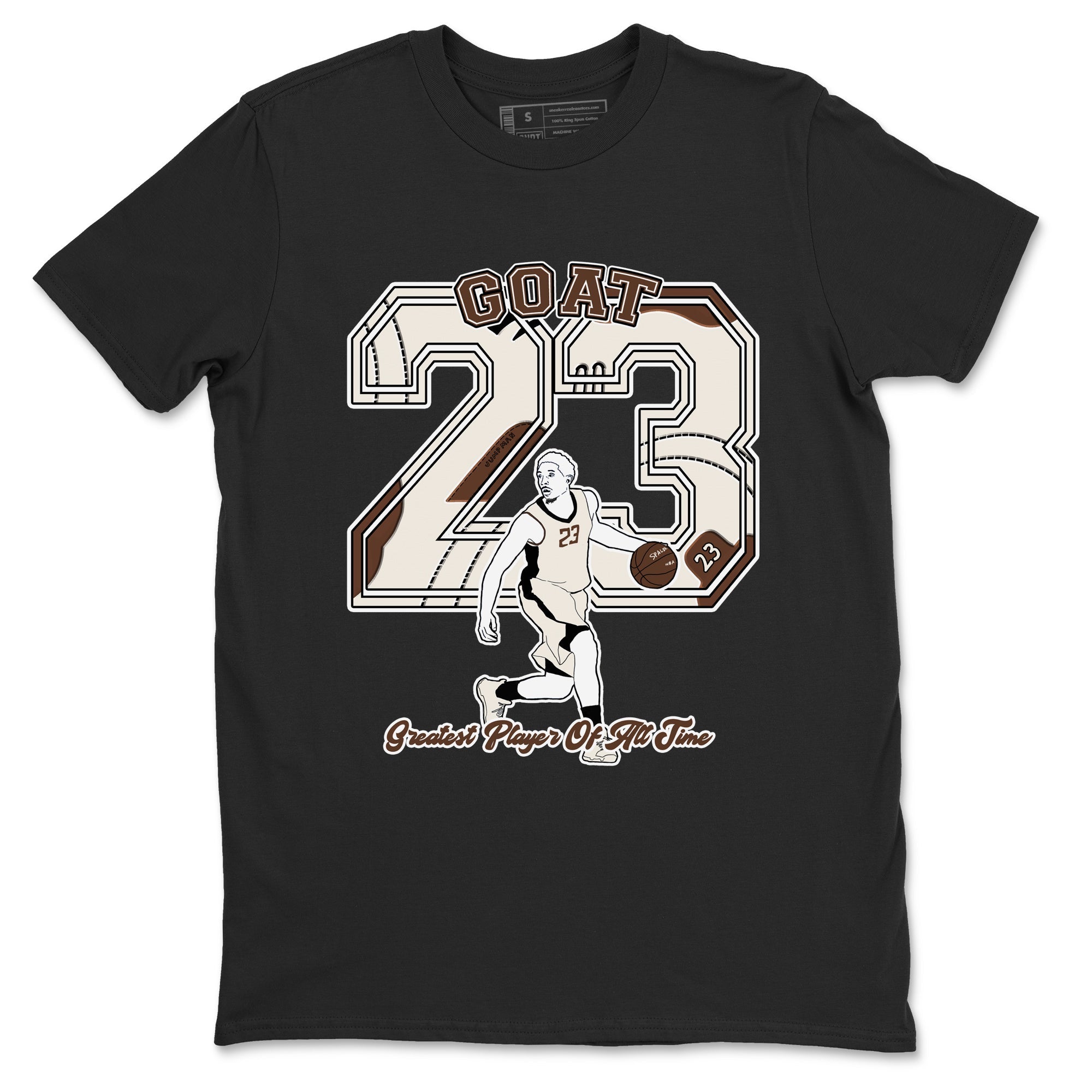 Goat Player snkmatch Tees - Air Jordan 12 Baroque Brown