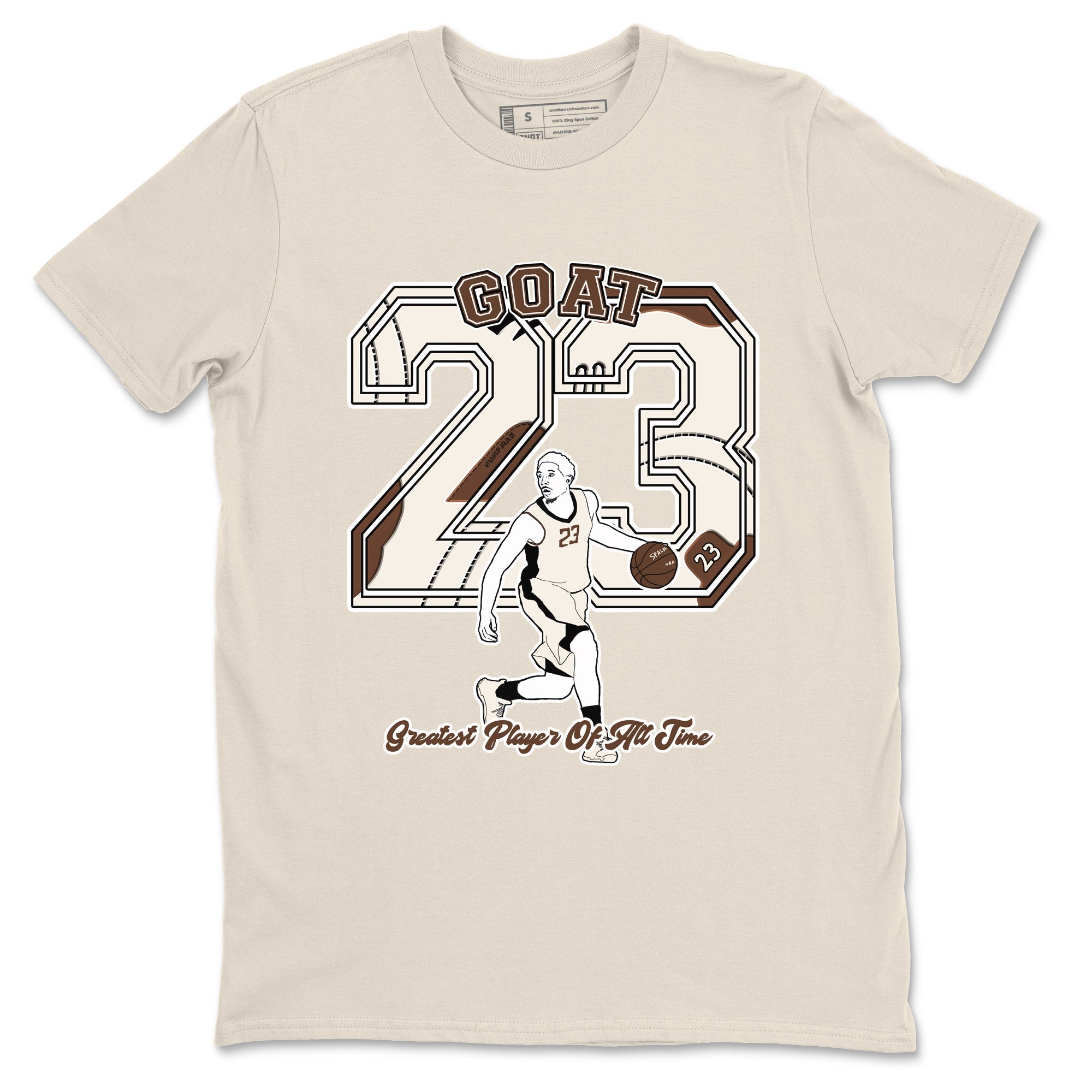 Goat Player snkmatch Tees - Air Jordan 12 Baroque Brown