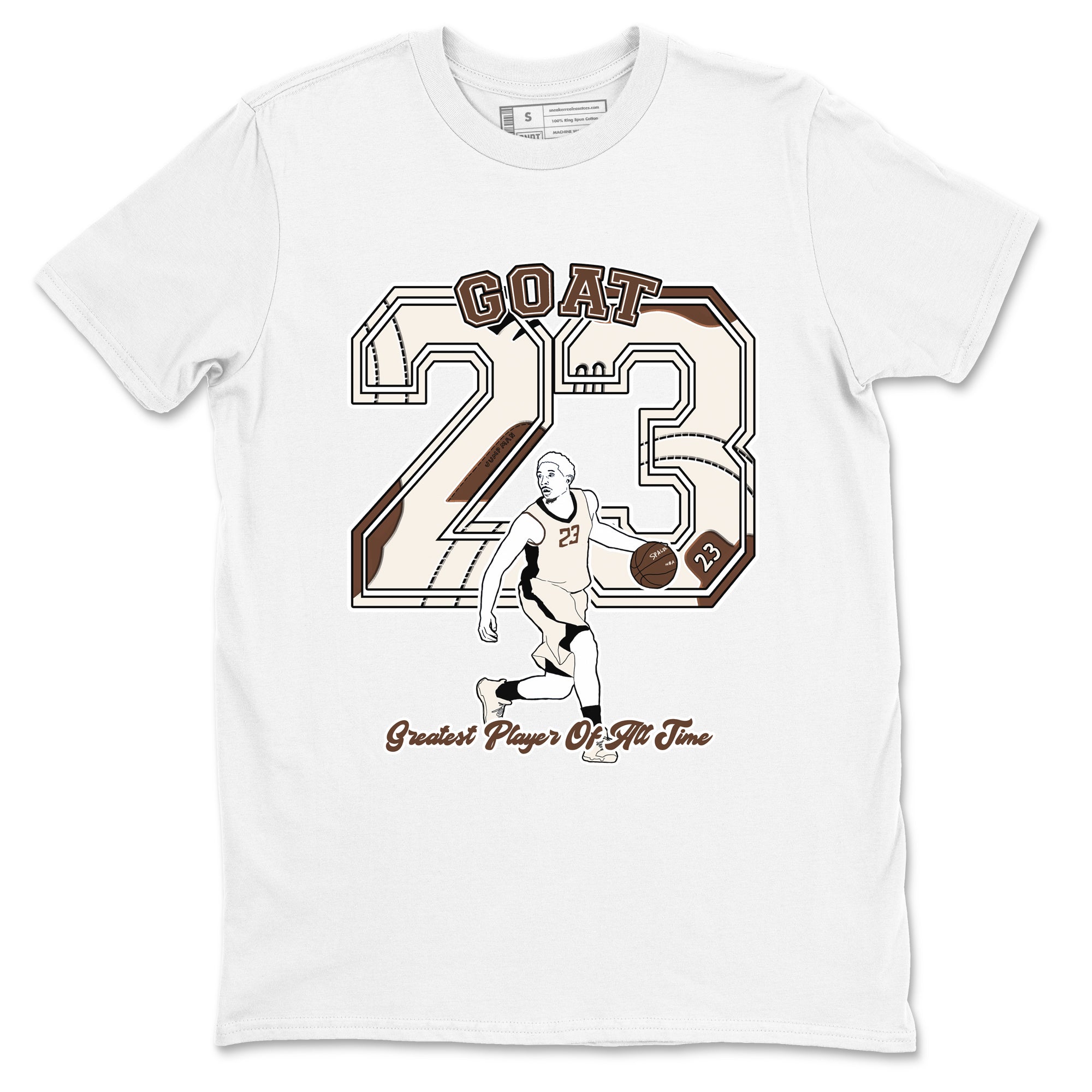 Goat Player snkmatch Tees - Air Jordan 12 Baroque Brown