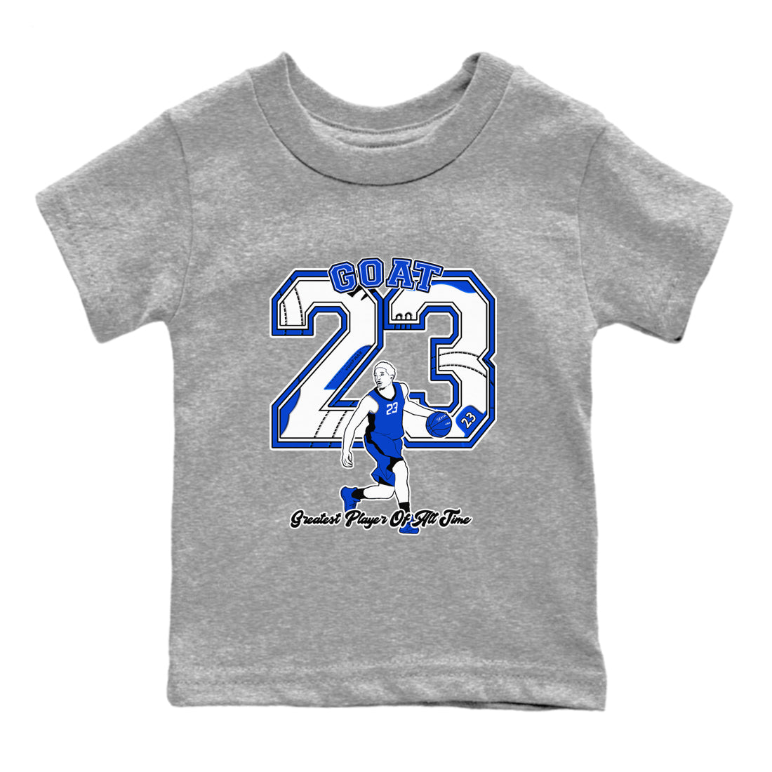 Goat Player snkmatch Tees Kids - Air Jordan 12 Blueberry