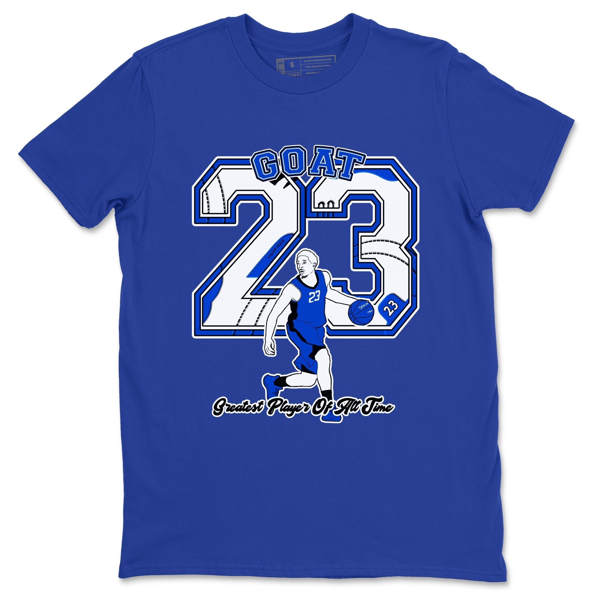 Goat Player snkmatch Tees - Air Jordan 12 Blueberry