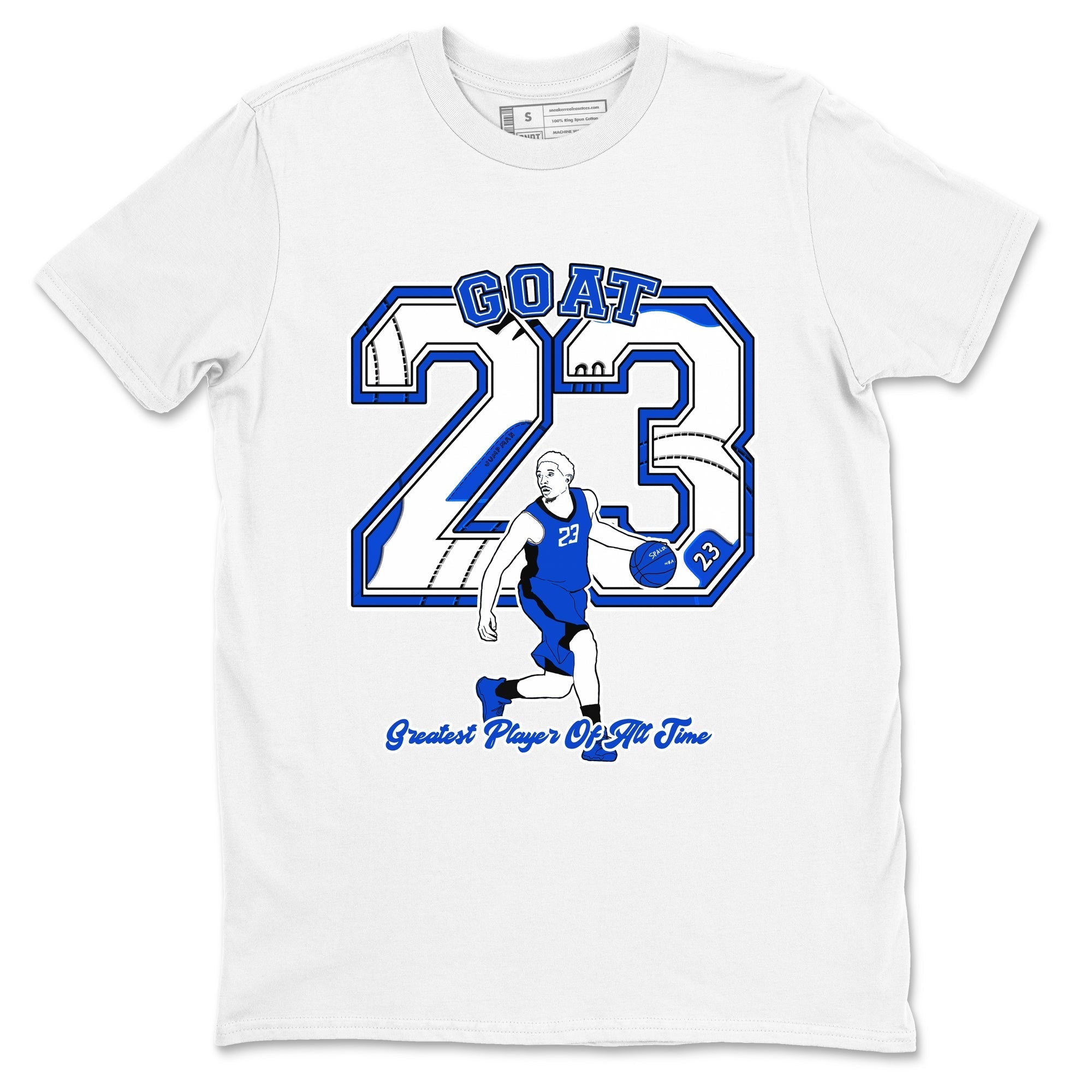 Goat Player snkmatch Tees - Air Jordan 12 Blueberry