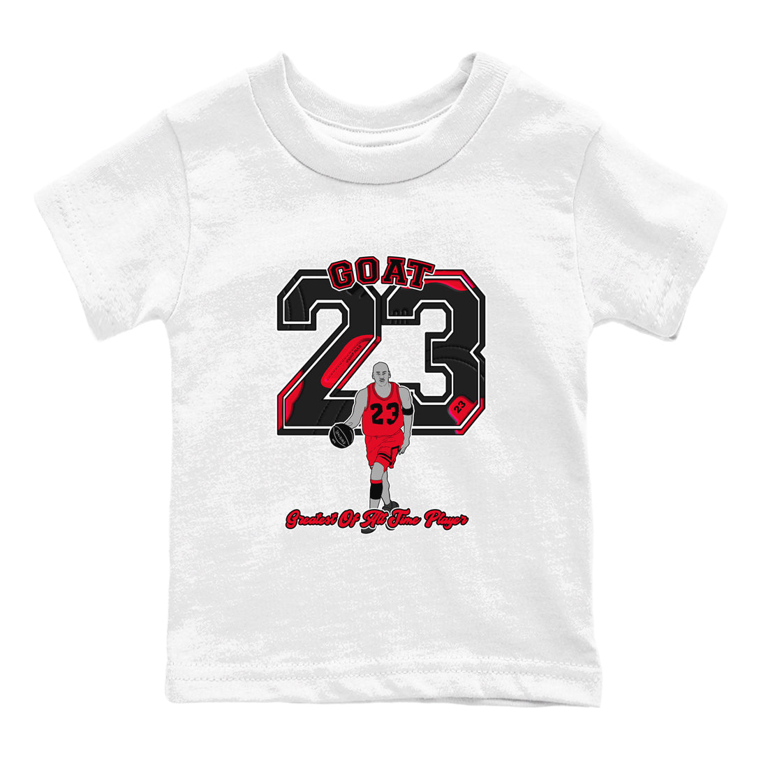 Goat Player snkmatch Tees Kids - Air Jordan 12 Flu Game
