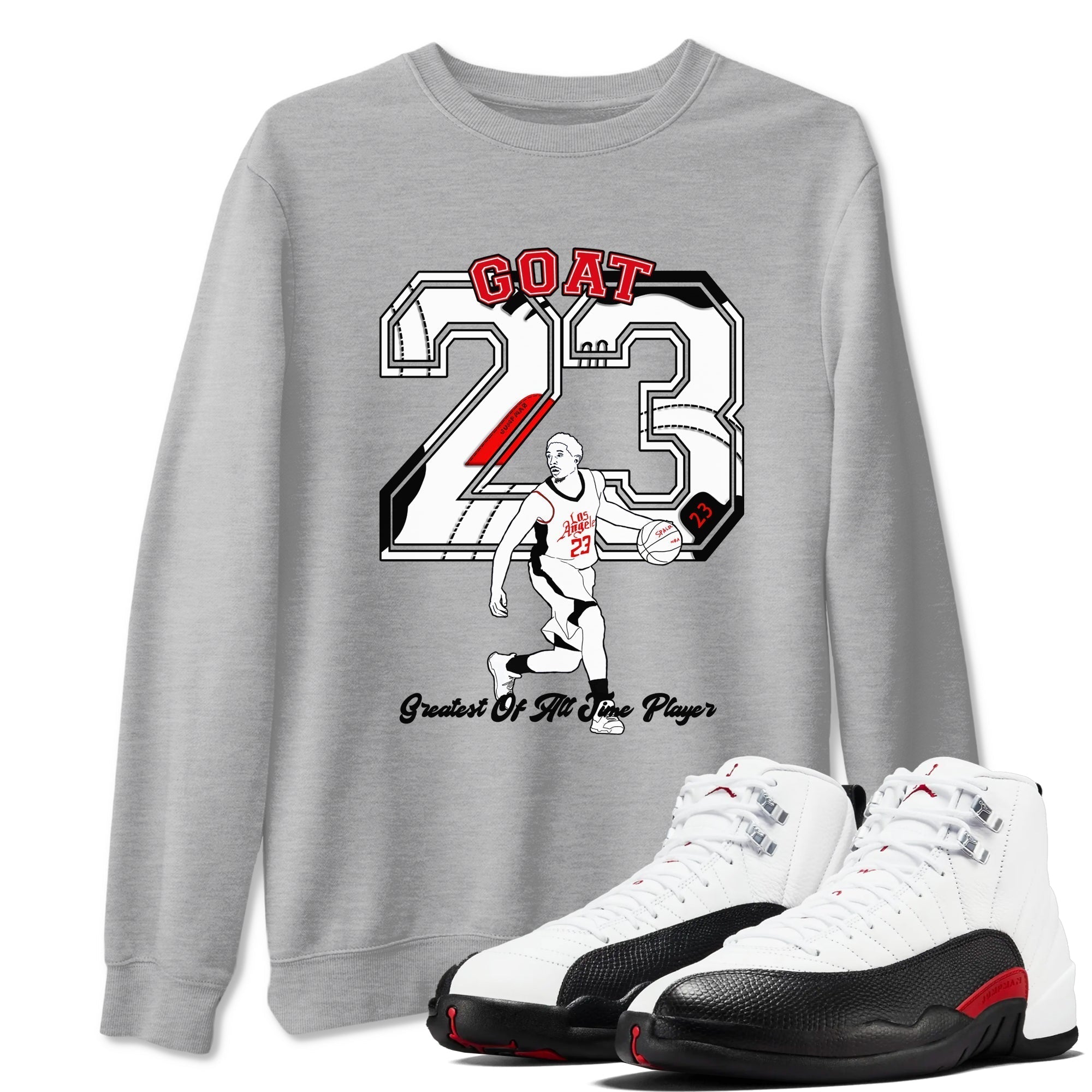 Goat Player snkmatch Tees - Air Jordan 12 Taxi Flip