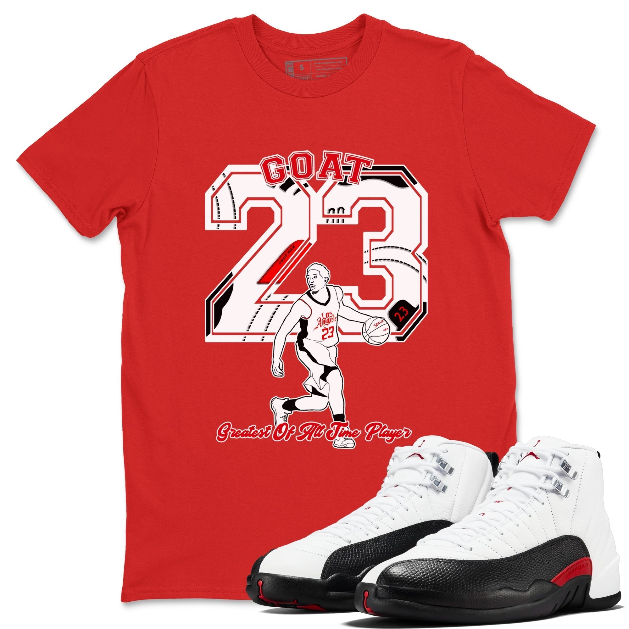 Goat Player snkmatch Tees - Air Jordan 12 Taxi Flip