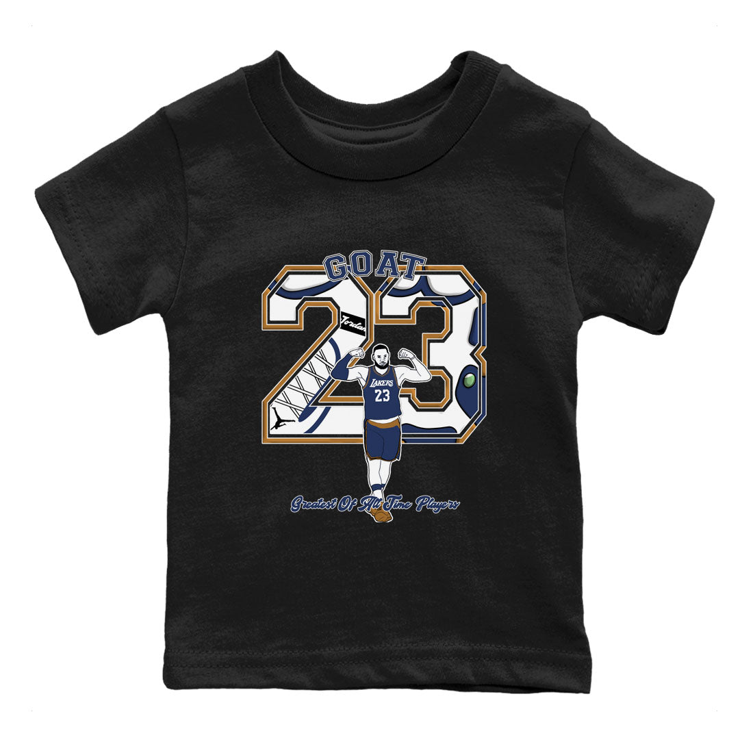 Goat Player snkmatch Tees Kids - Air Jordan 13  Midnight Navy