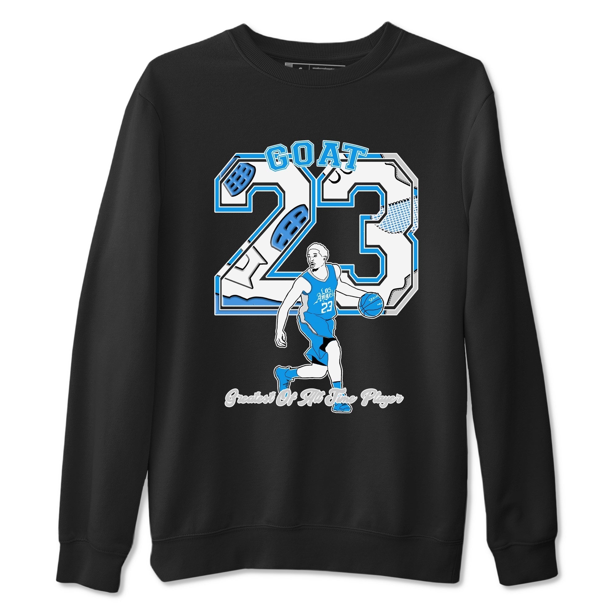 Goat Player snkmatch Tees - Air Jordan 4 Military Blue