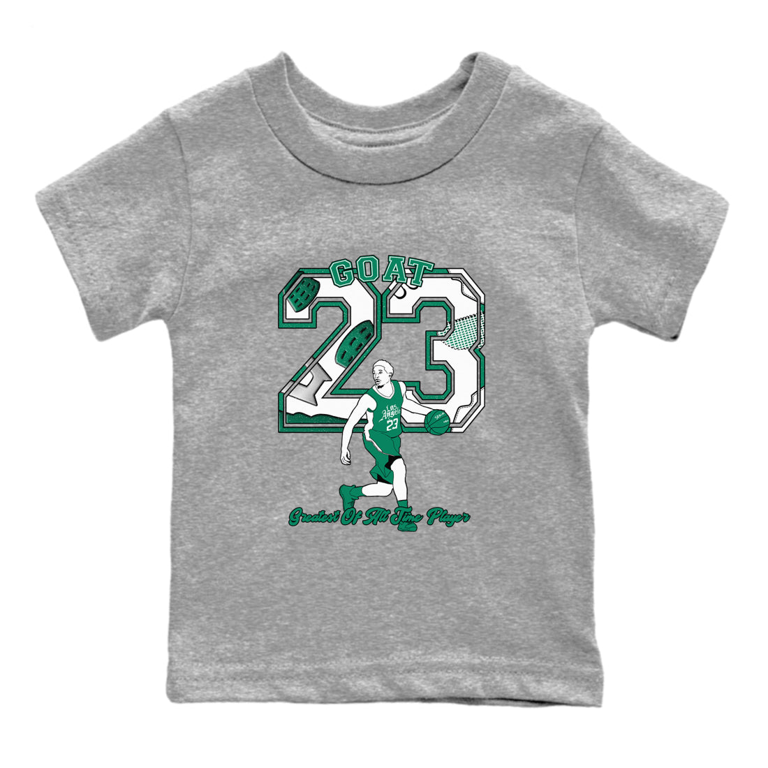 Goat Player snkmatch Tees Kids - Air Jordan 4 Oxidized Green