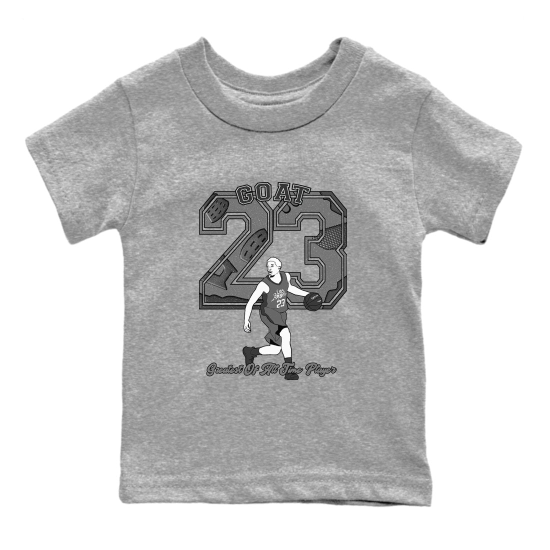 Goat Player snkmatch Tees Kids - Air Jordan 4 Wet Cement