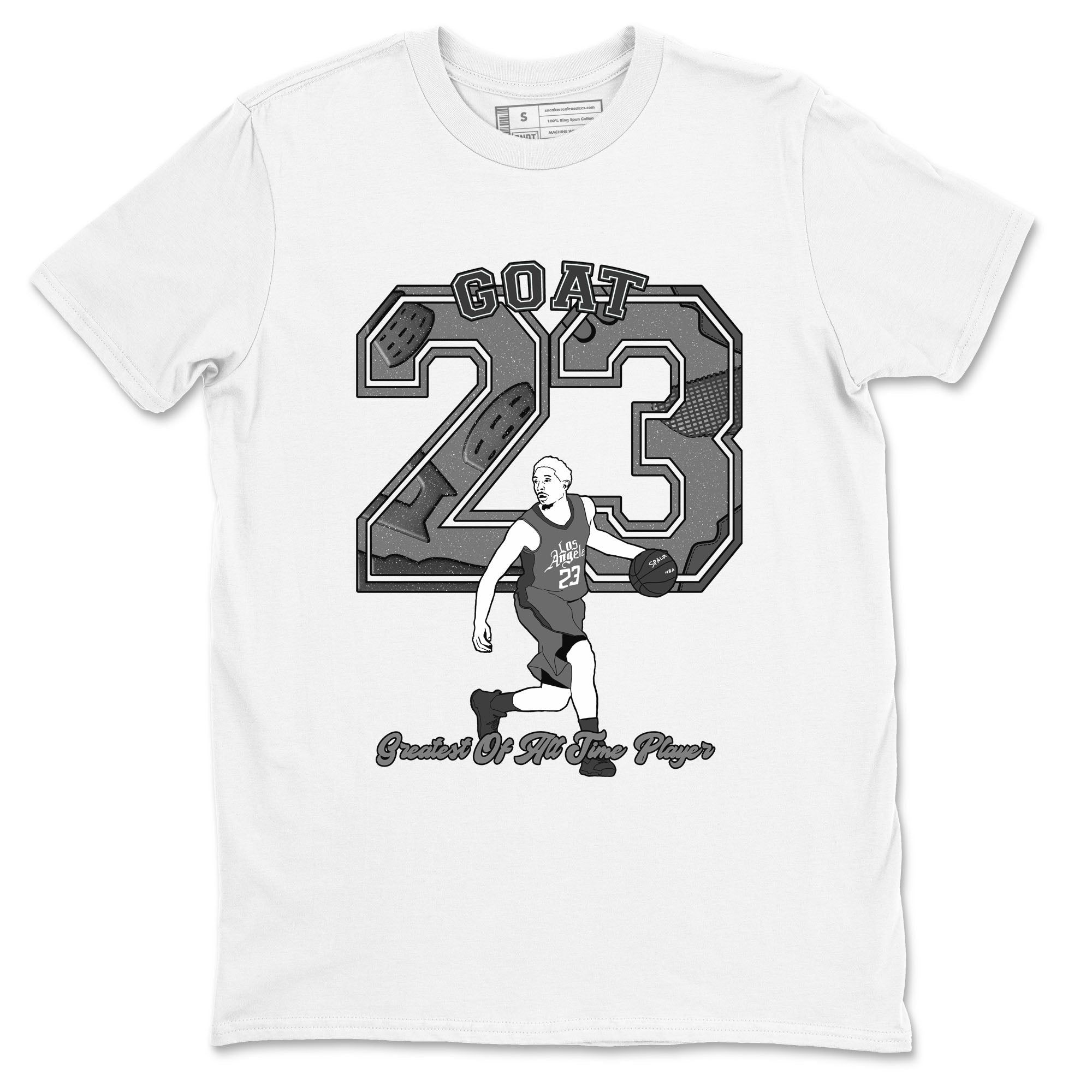 Goat Player snkmatch Tees - Air Jordan 4 Wet Cement
